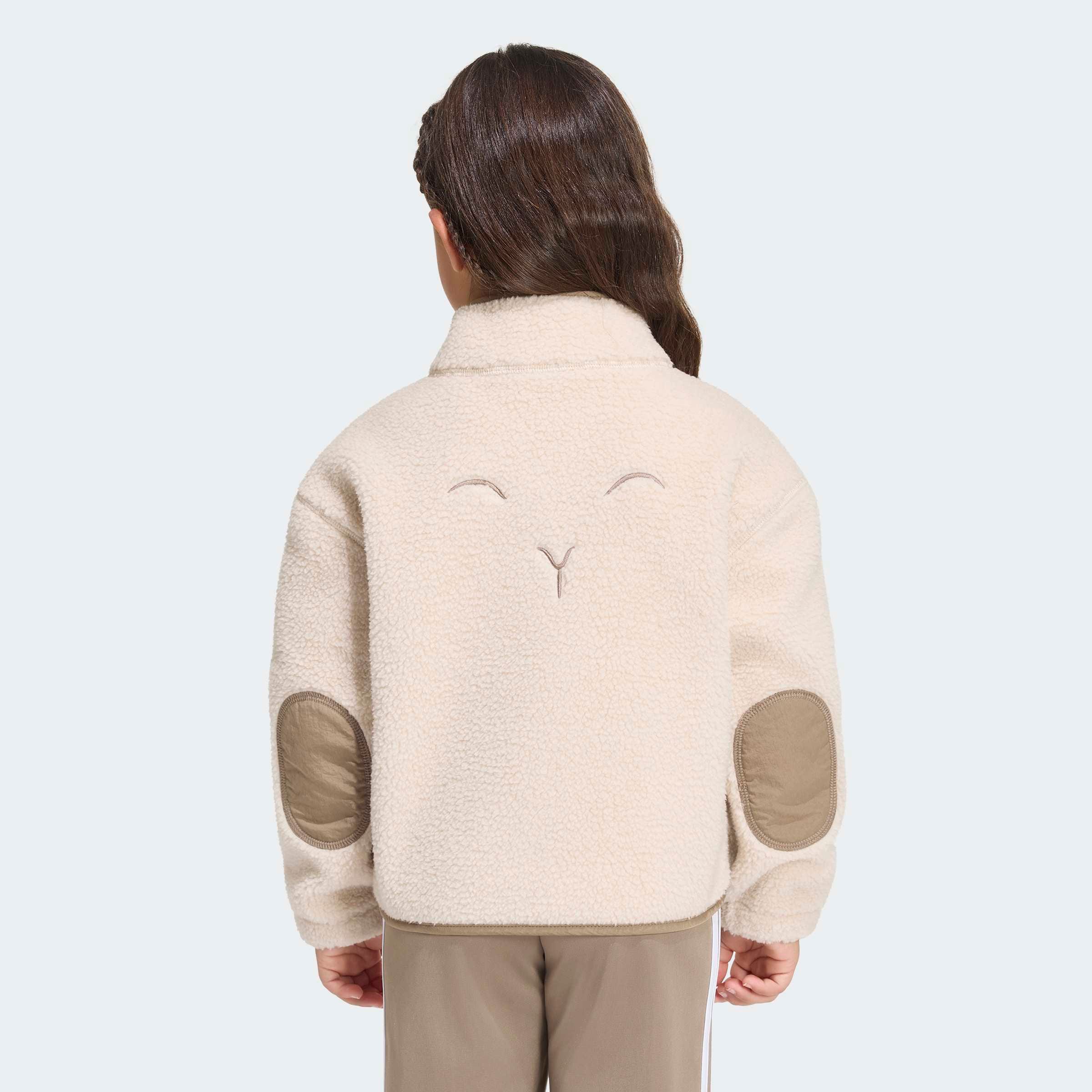 adidas Sportswear Outdoorjacke »ALPAKA SHERPA« für Kinder, mit Reißverschluss, aus Polyester, neutraler Schnitt