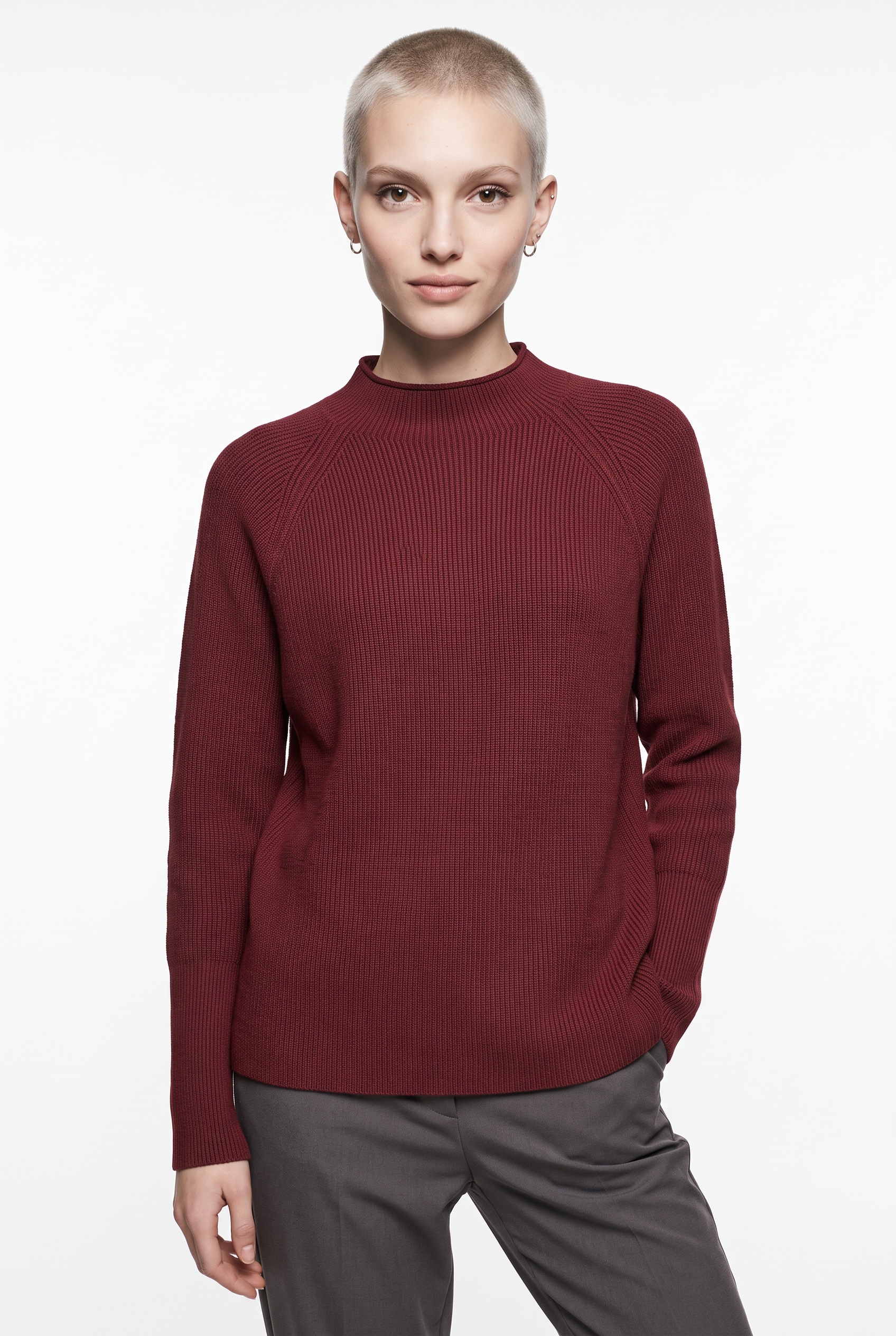 soyaconcept Strickpullover »SC-KANITA 4« Viskosemischung, Rippstrick