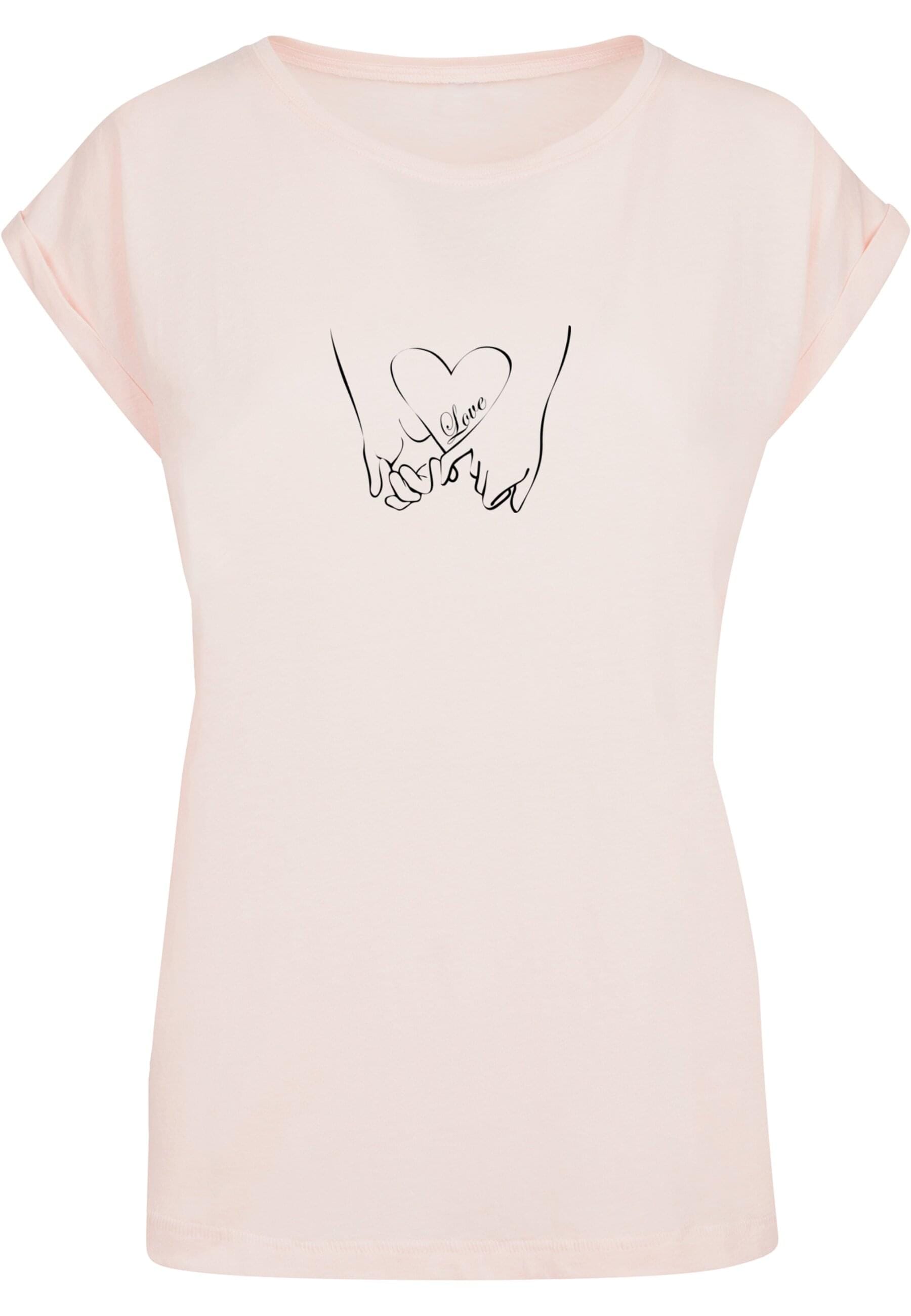 Merchcode T-Shirt "Merchcode Damen Ladies Love 2 Extended Shoulder Tee" günstig online kaufen