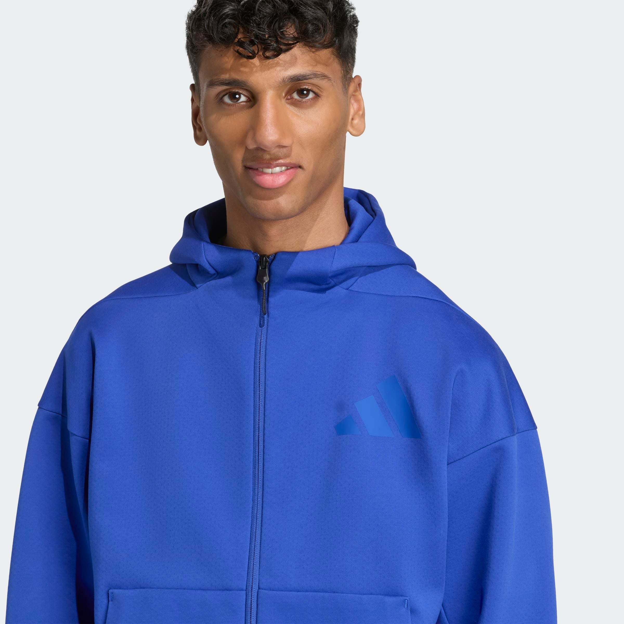 adidas Sportswear Kapuzensweatshirt »M Z.N.E. FZ«, für sportliche Aktivitäten, aus Polyester und Baumwolle
