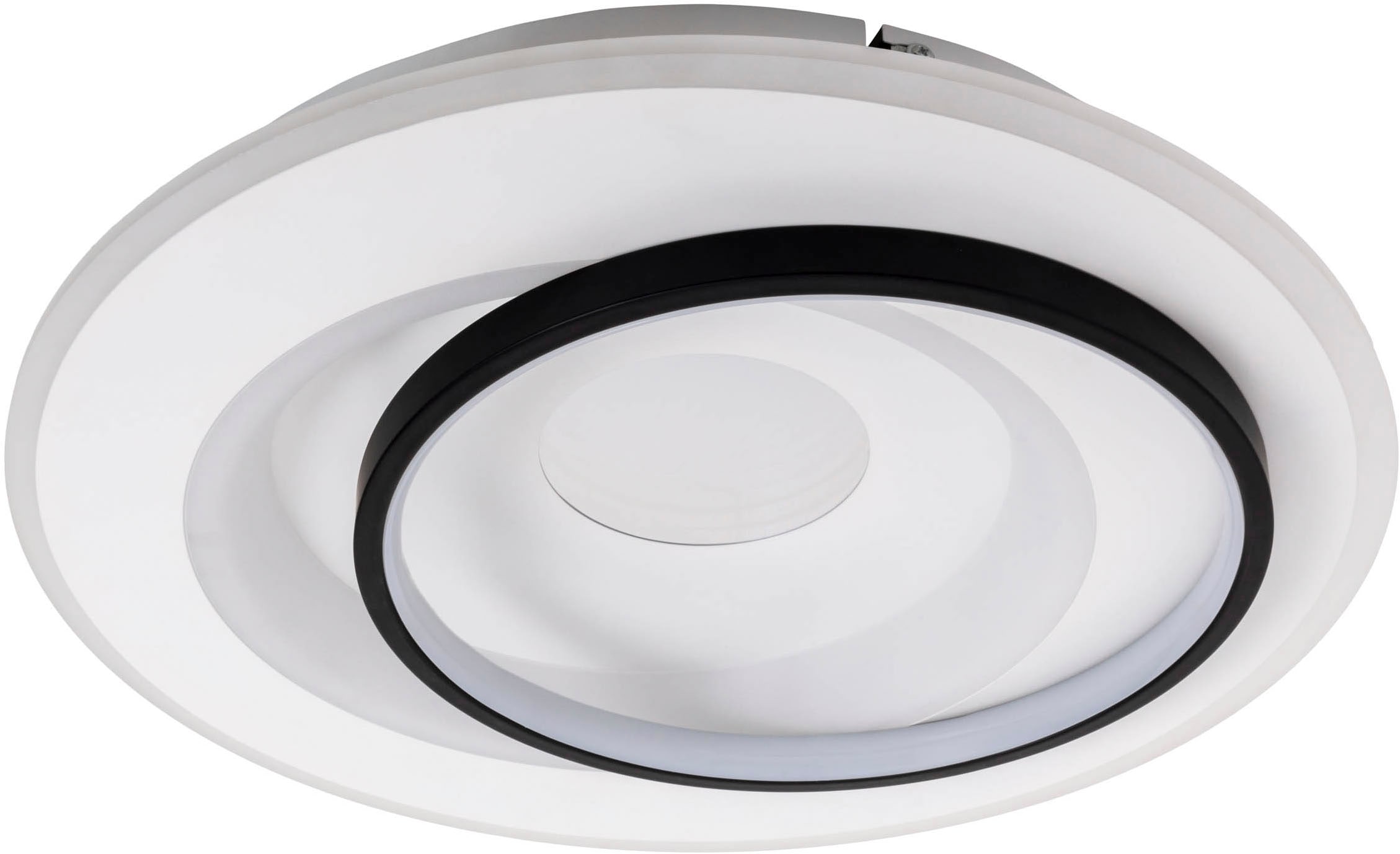 näve LED Deckenleuchte »Malea«, 1 flammig, Leuchtmittel LED-Modul | LED wechselbar, dimmbar per Fernbedienung, CCT, Memory, Nachtlicht, D: 49 cm, weiß