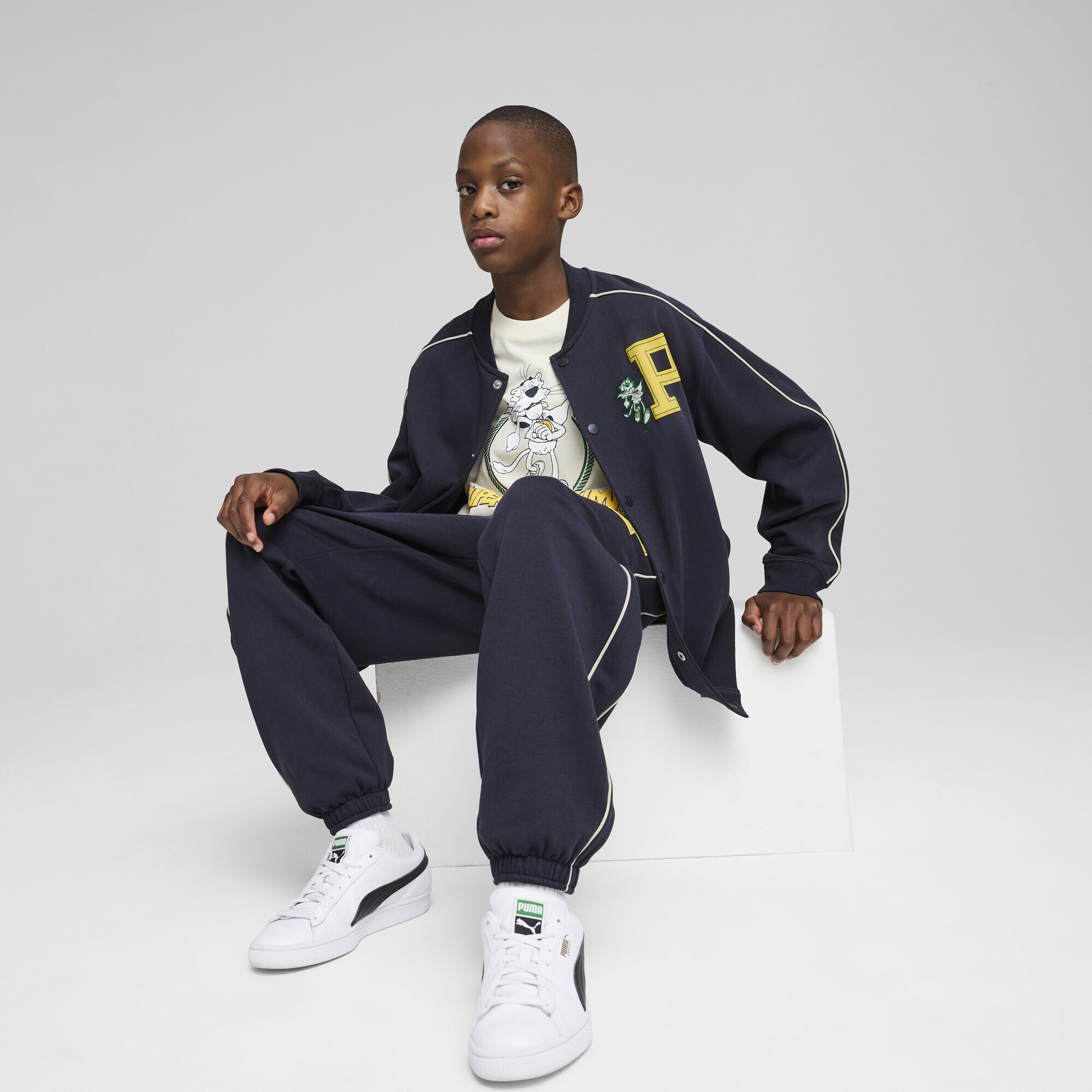 PUMA Sweatjacke »T7 SUPER PUMA Bomberjacke Jungen«