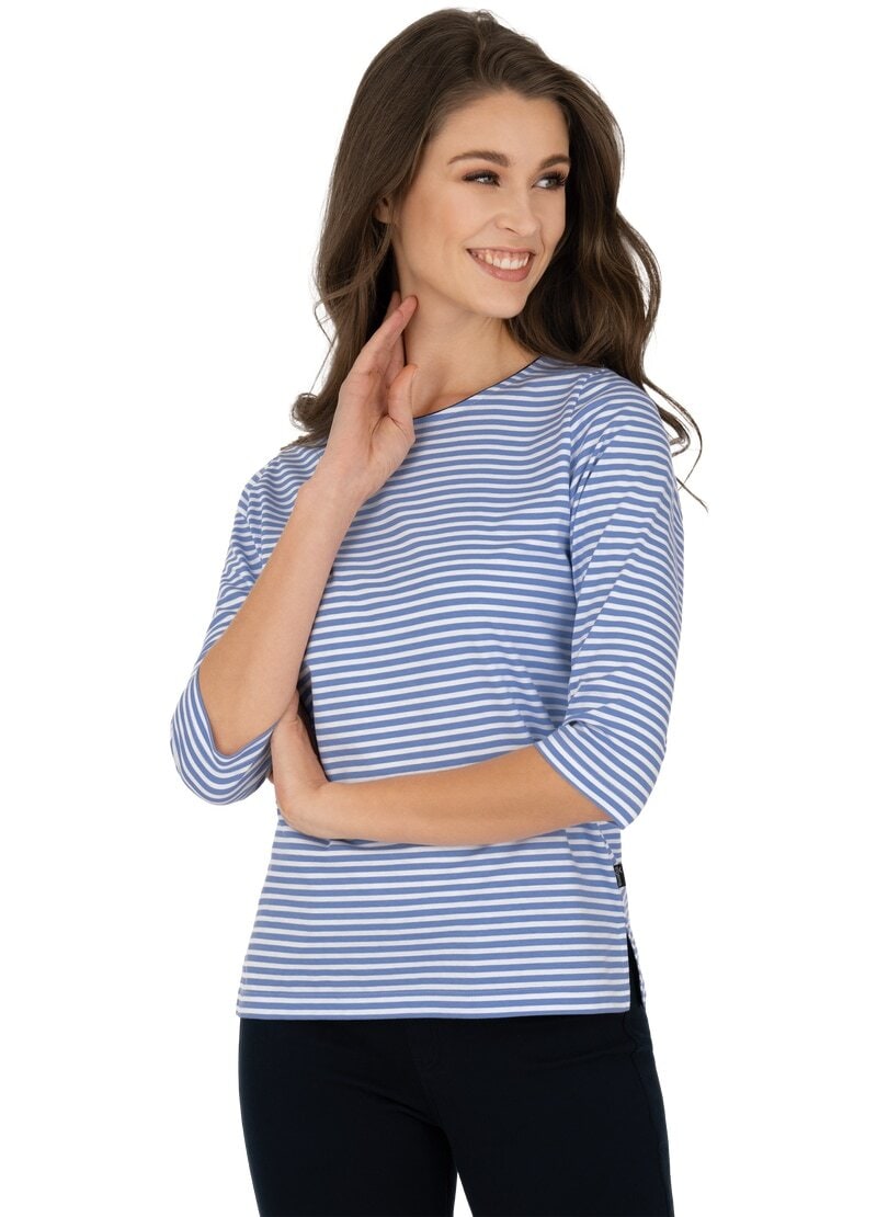 Trigema Longsleeve »TRIGEMA Shirt aus 100% Baumwolle mit 3/4-Arm« für  bestellen | BAUR | Sport-T-Shirts