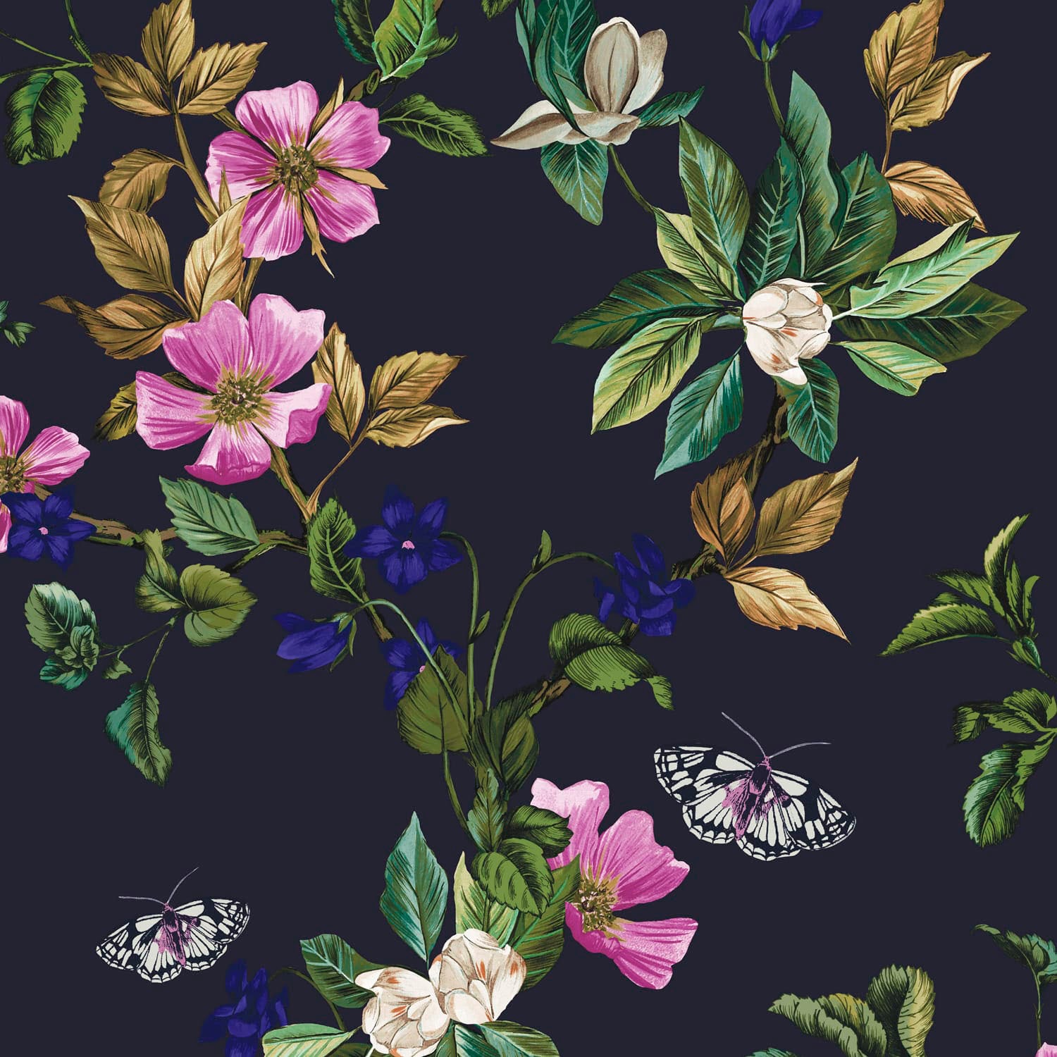 Joules Vliestapete »Wakerly Woodland floral F...