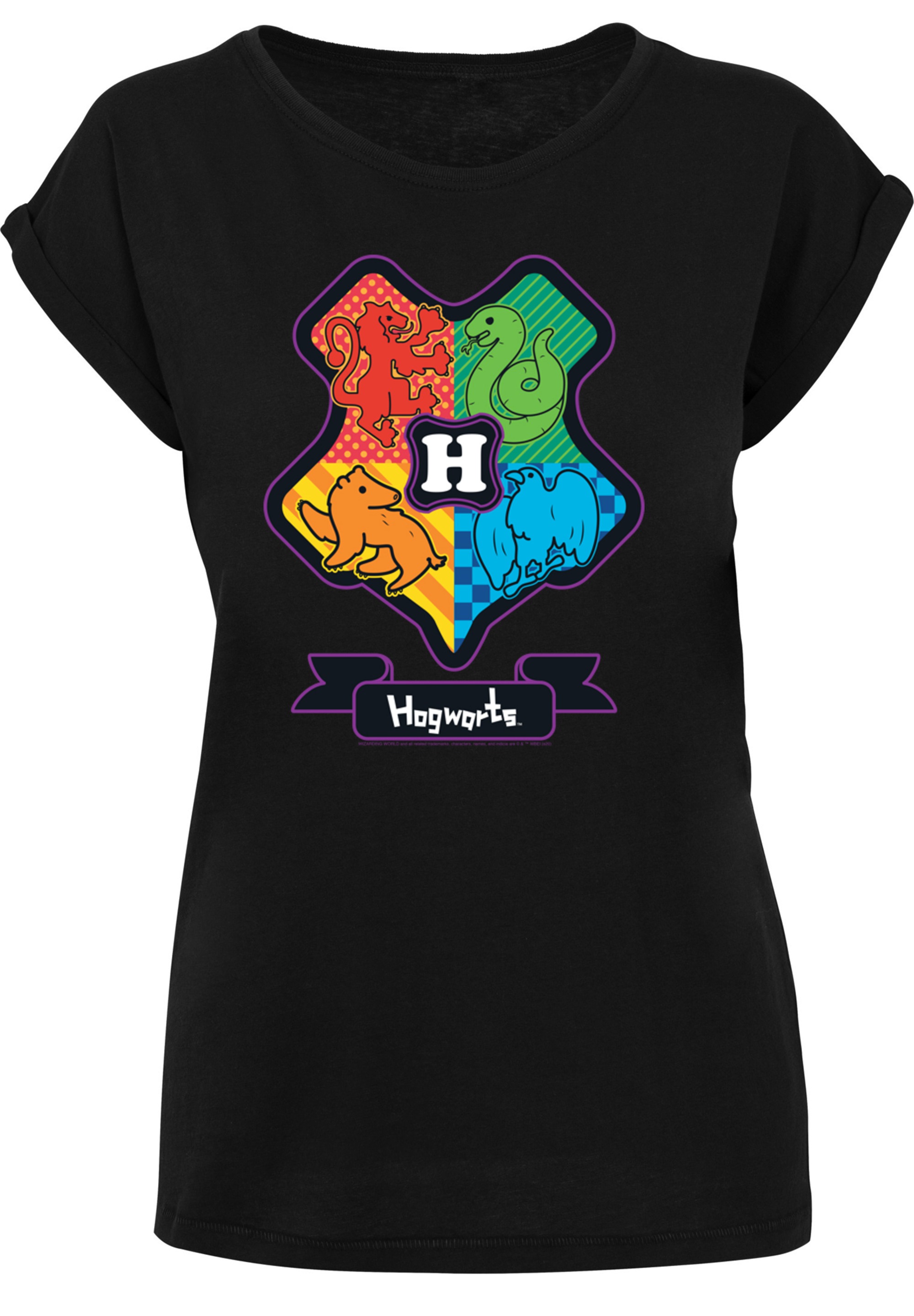 F4NT4STIC T-Shirt »Harry Potter Hogwarts Junior Crest«, Print
