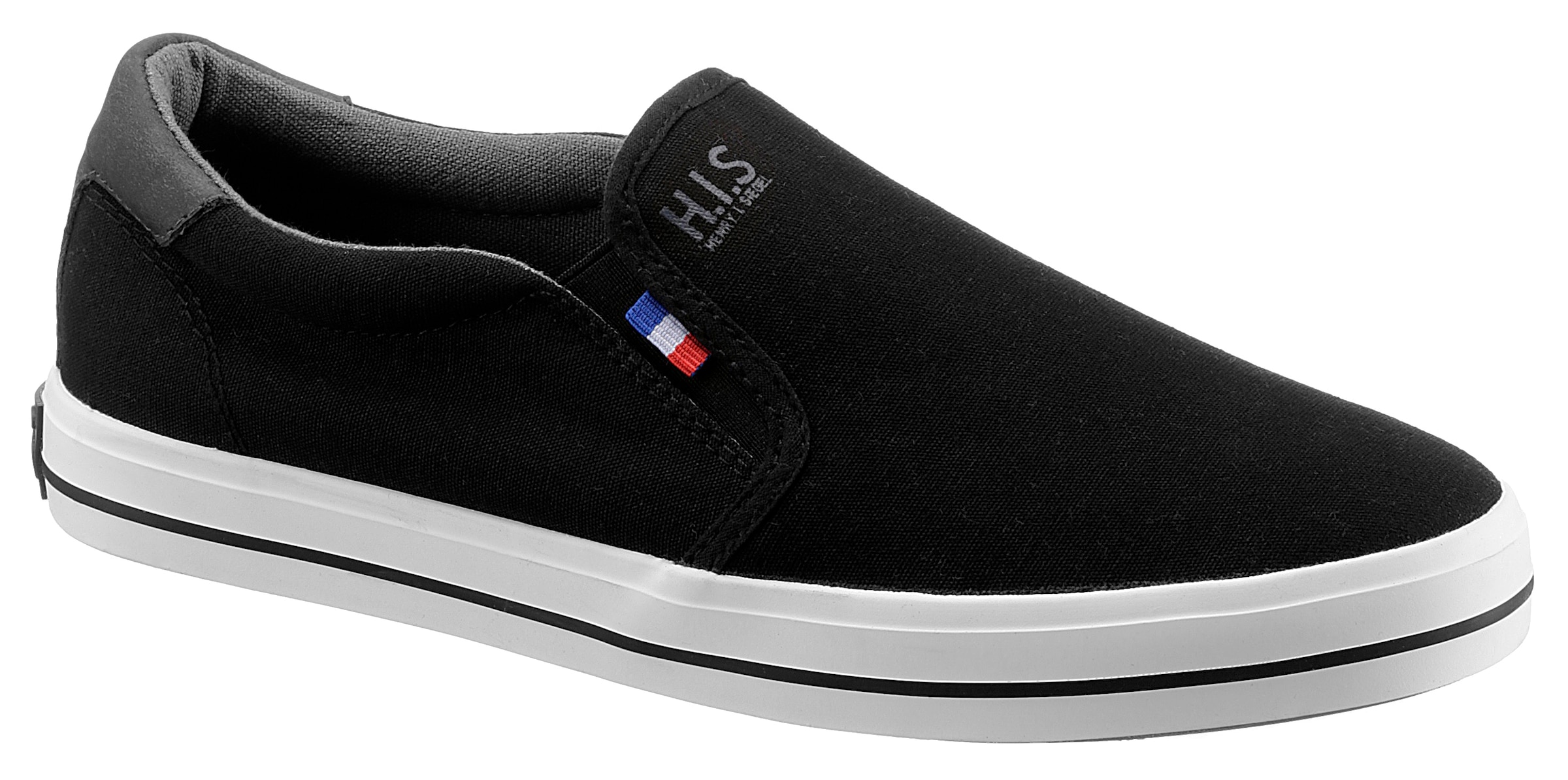 Slip-On Sneaker, mit seitlichen Gummizügen