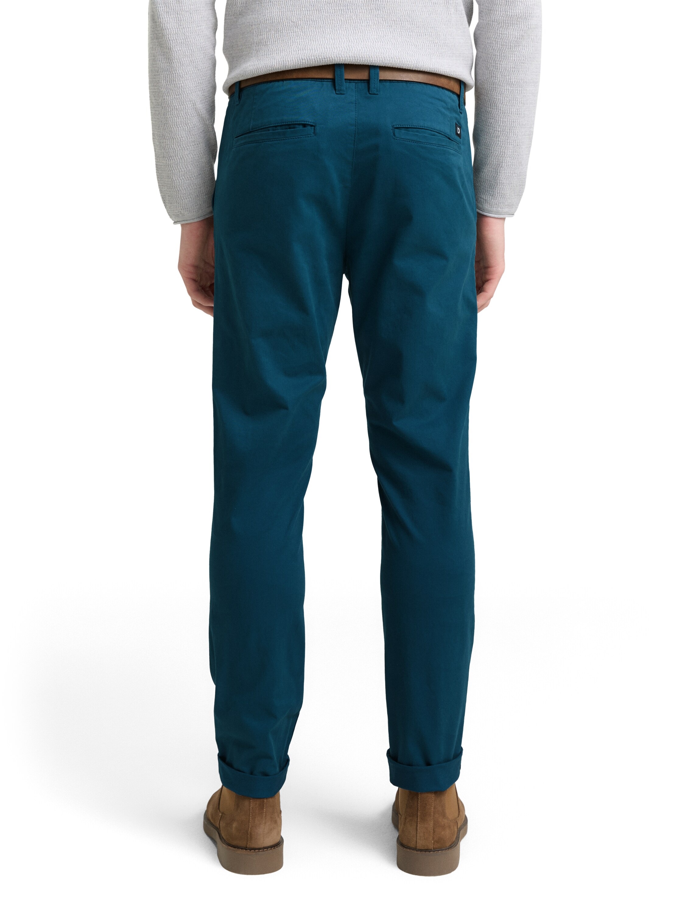 TOM TAILOR Denim Chinohose, mit Gürtel günstig online kaufen