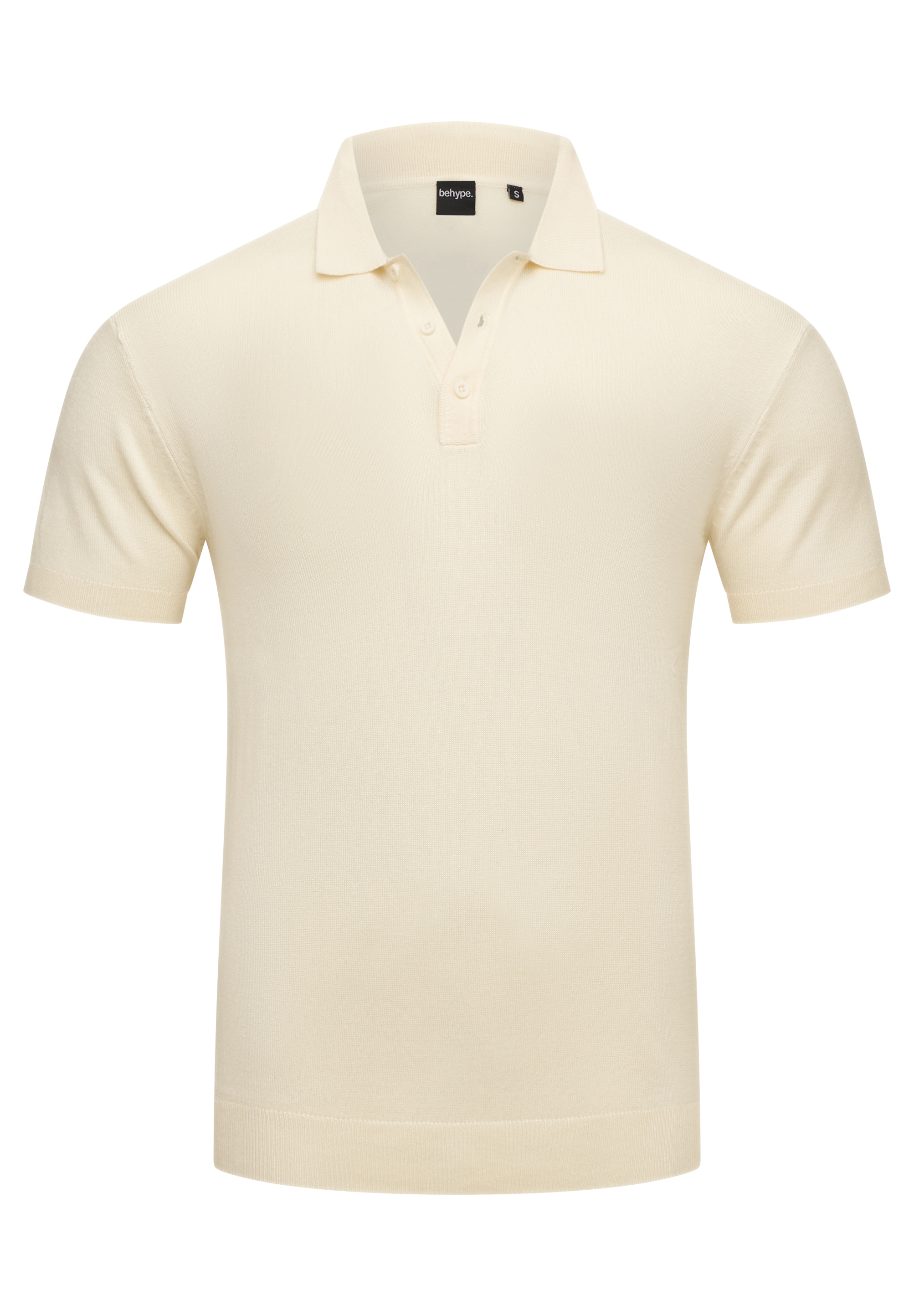 behype Poloshirt »KP-100 Knit Polo«, im klassischen Design