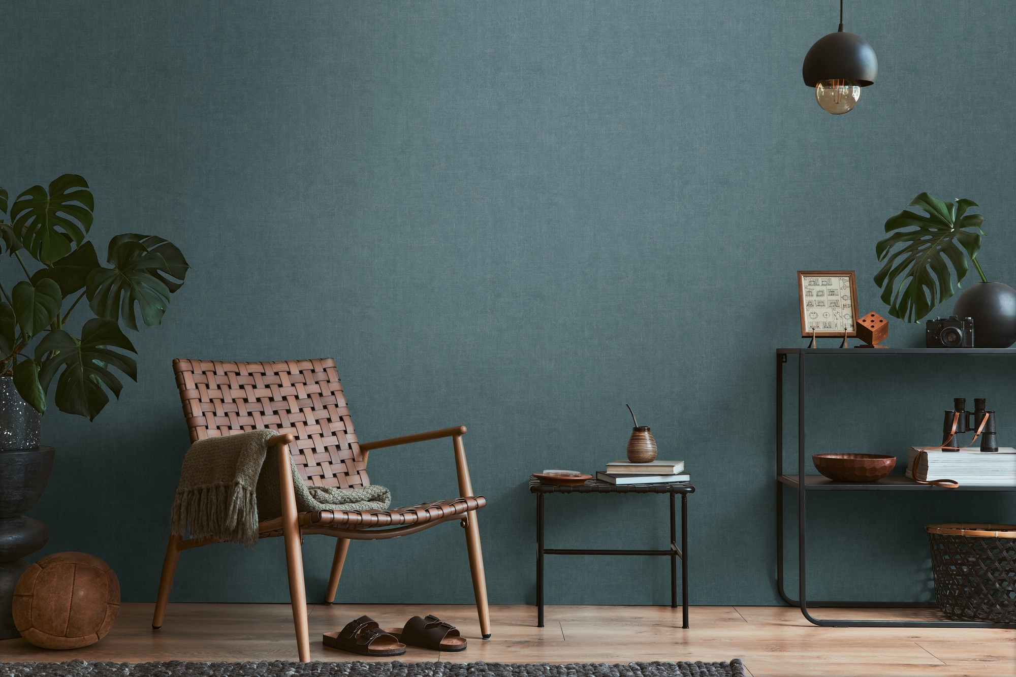 A.S. Création Vliestapete »Strukturtapete Leinenoptik in Farbvariationen« uni strukturiert