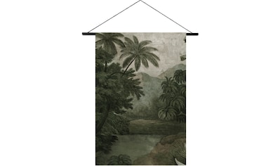 Art for the home Kunstdruck »Dschungel«, (1 St.), Textilposter 80x60cm kaufen