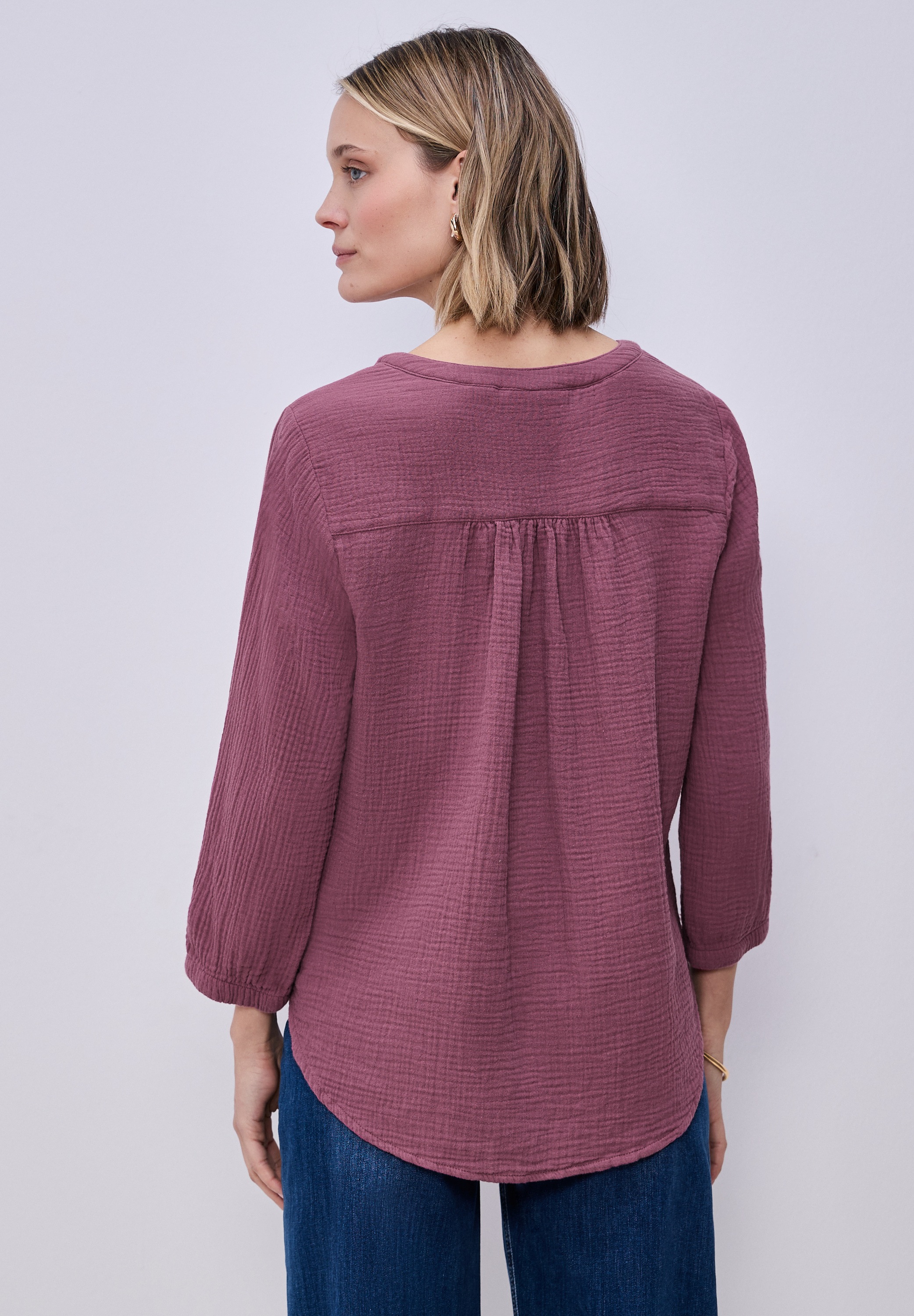 STREET ONE Shirtbluse mit 3/4 Ärmeln günstig online kaufen