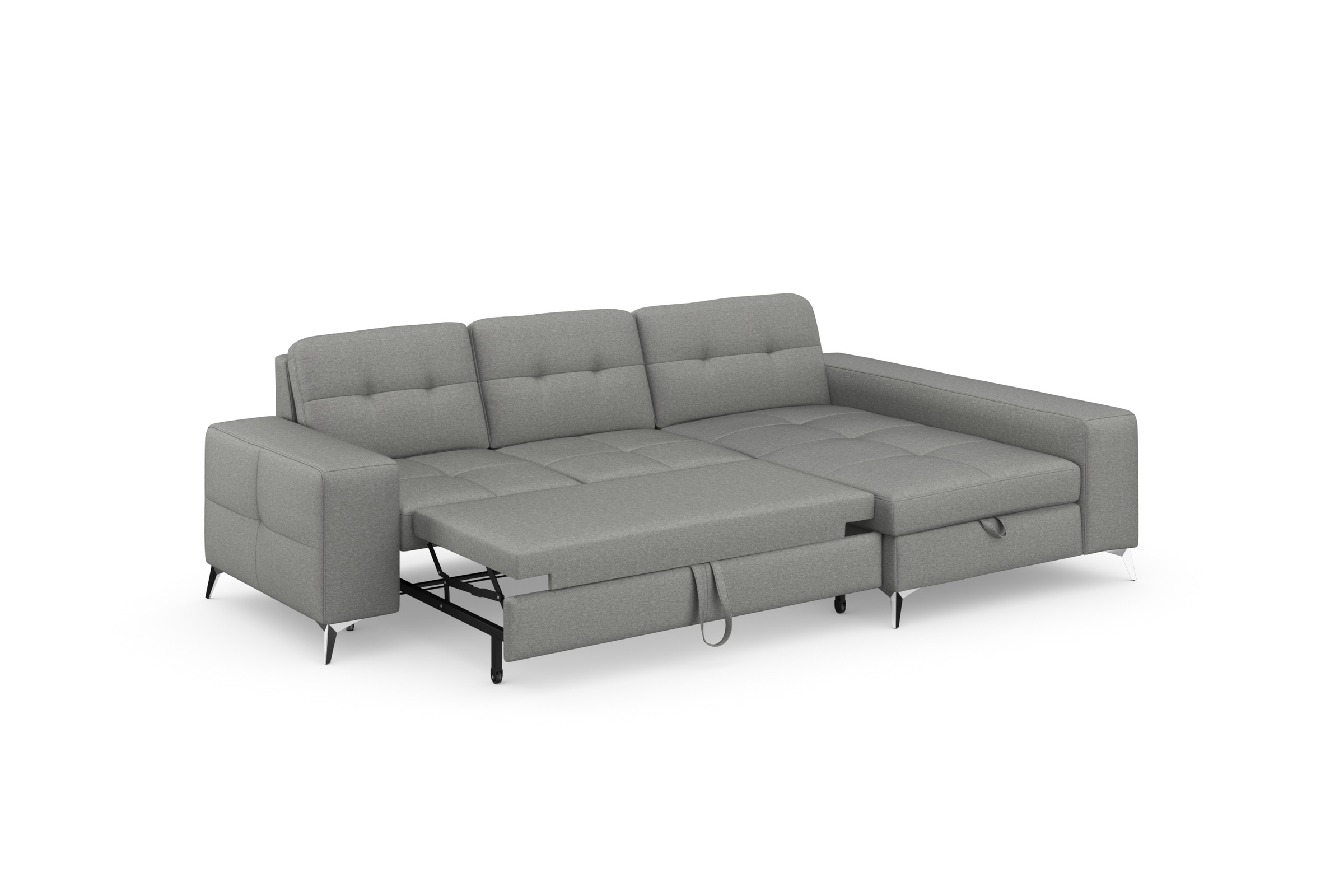 sit&more Ecksofa »Baviene L-Form«, inklusive Sitztiefenverstellung und Federkern, wahlweise Bettfunktion