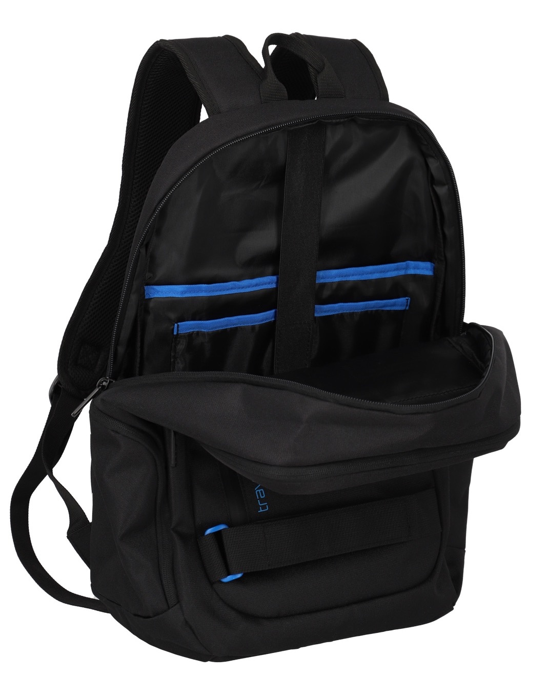 travelite Laptoprucksack »PATHWAY Strap«, Aufsteckfunktion Klettbänder Freizeitrucksack