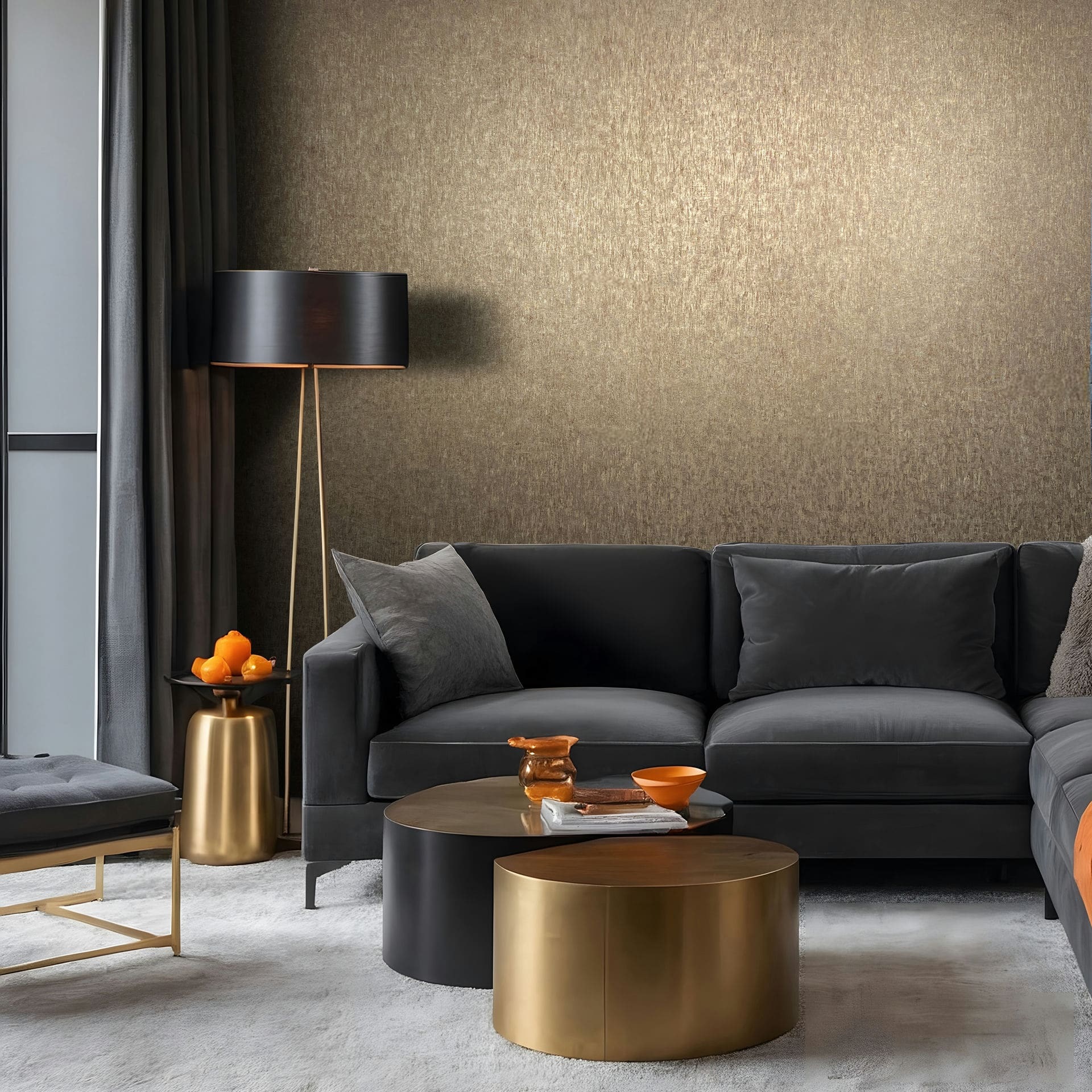 Marburg Vliestapete »Tapete Earth Layers«, uni, moderne Vliestapete für Wohnzimmer Schlafzimmer Küche