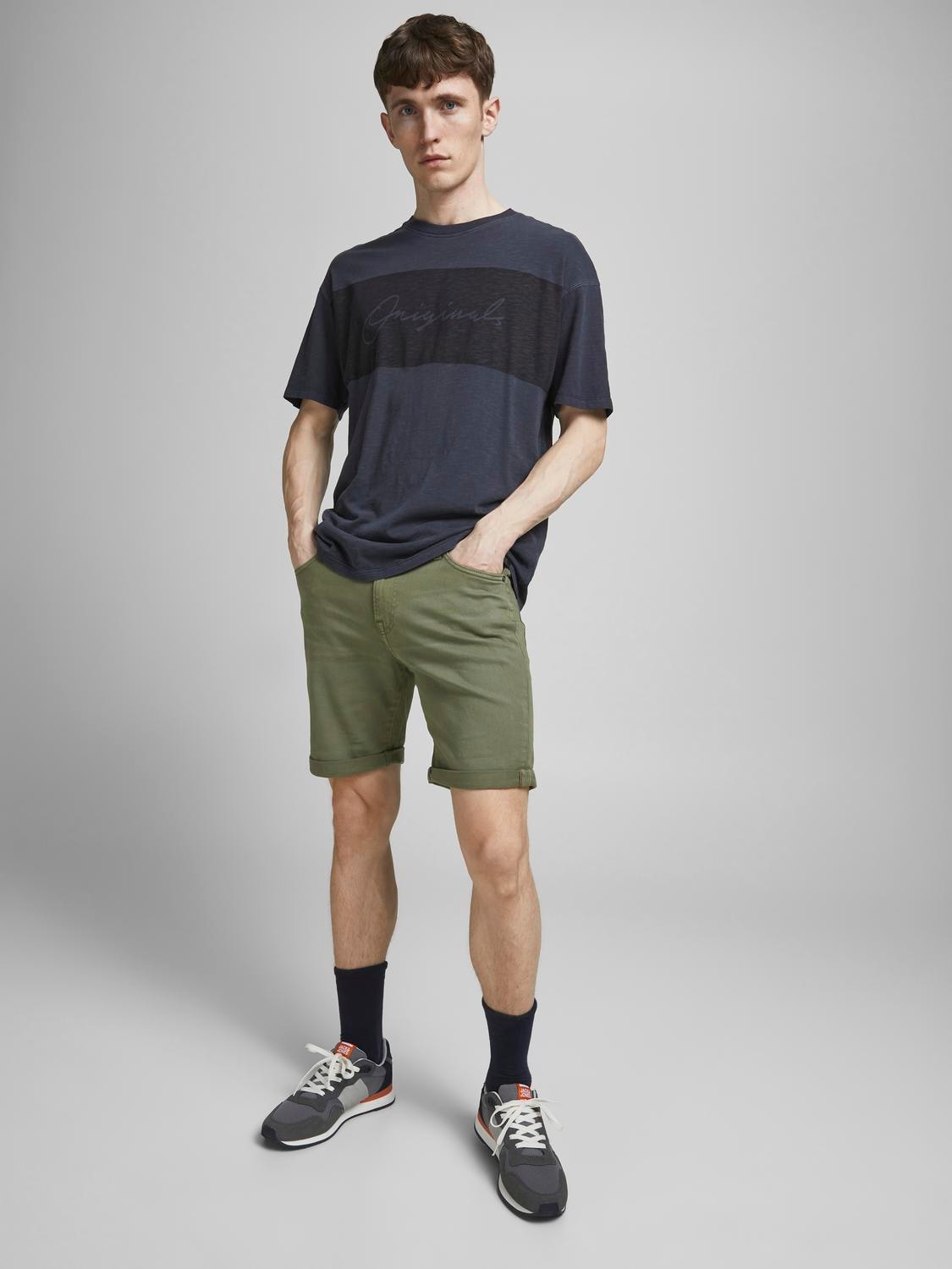 Jack & Jones Jeansshorts »JPSTRICK JJICON SHORTS AMA SN«
