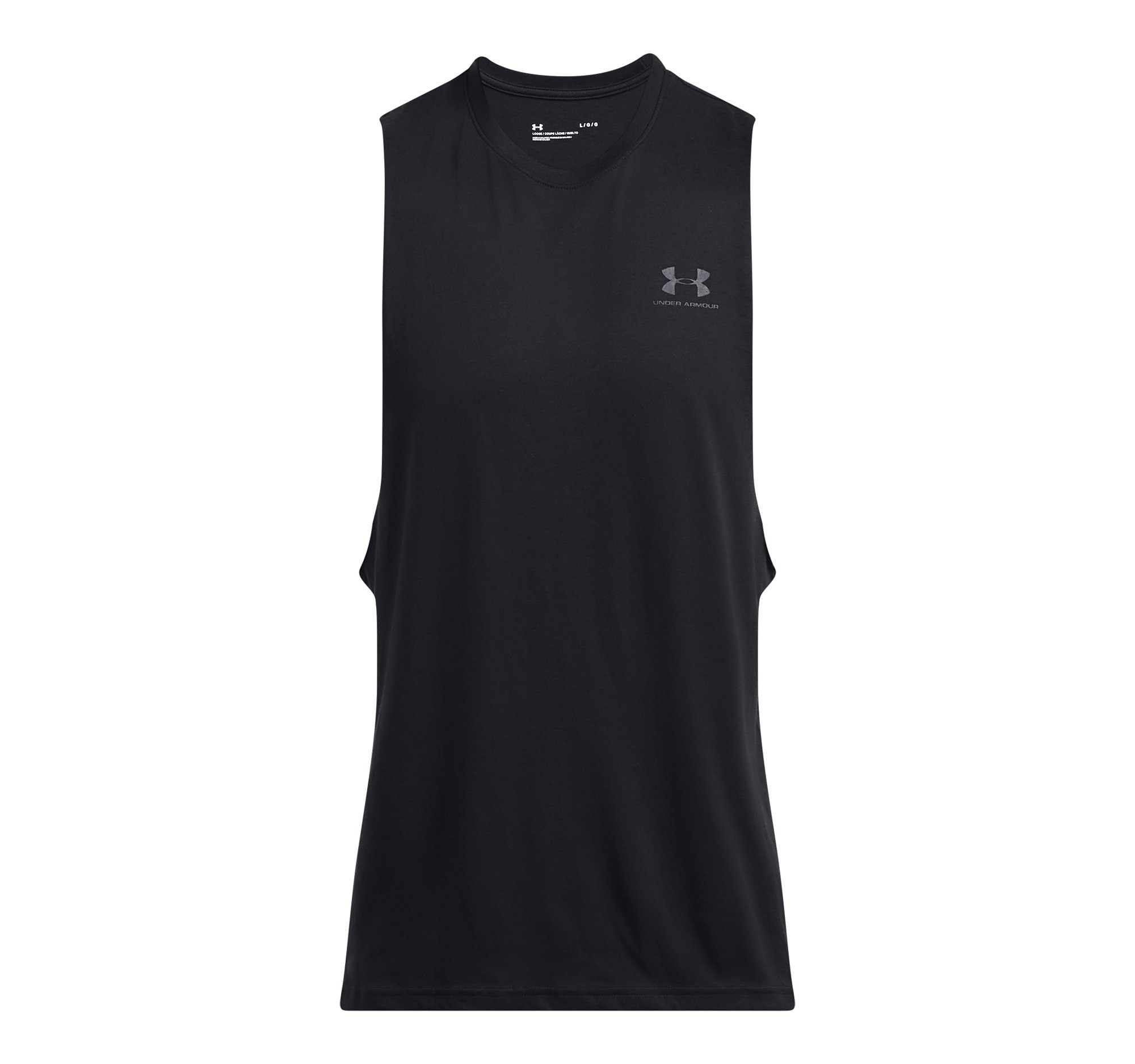 Under Armour® Funktionstop »UA LEFT CHEST CUT OFF TANK« leichtes Design, weiches Material, schnell trocknender Stoff