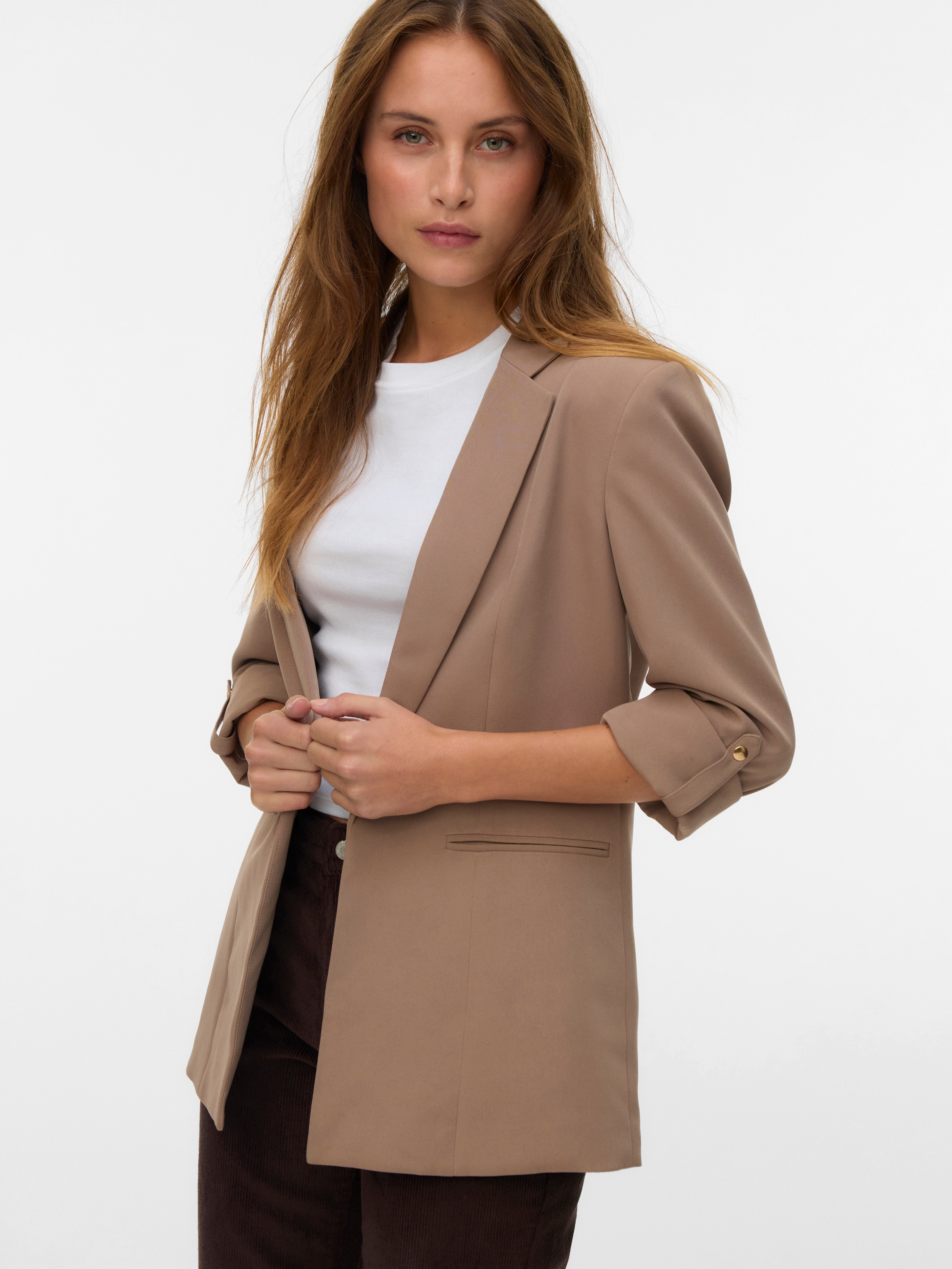 Vero Moda Kurzblazer "VMGLORIA 3/4 SLIM BLAZER NOOS" günstig online kaufen