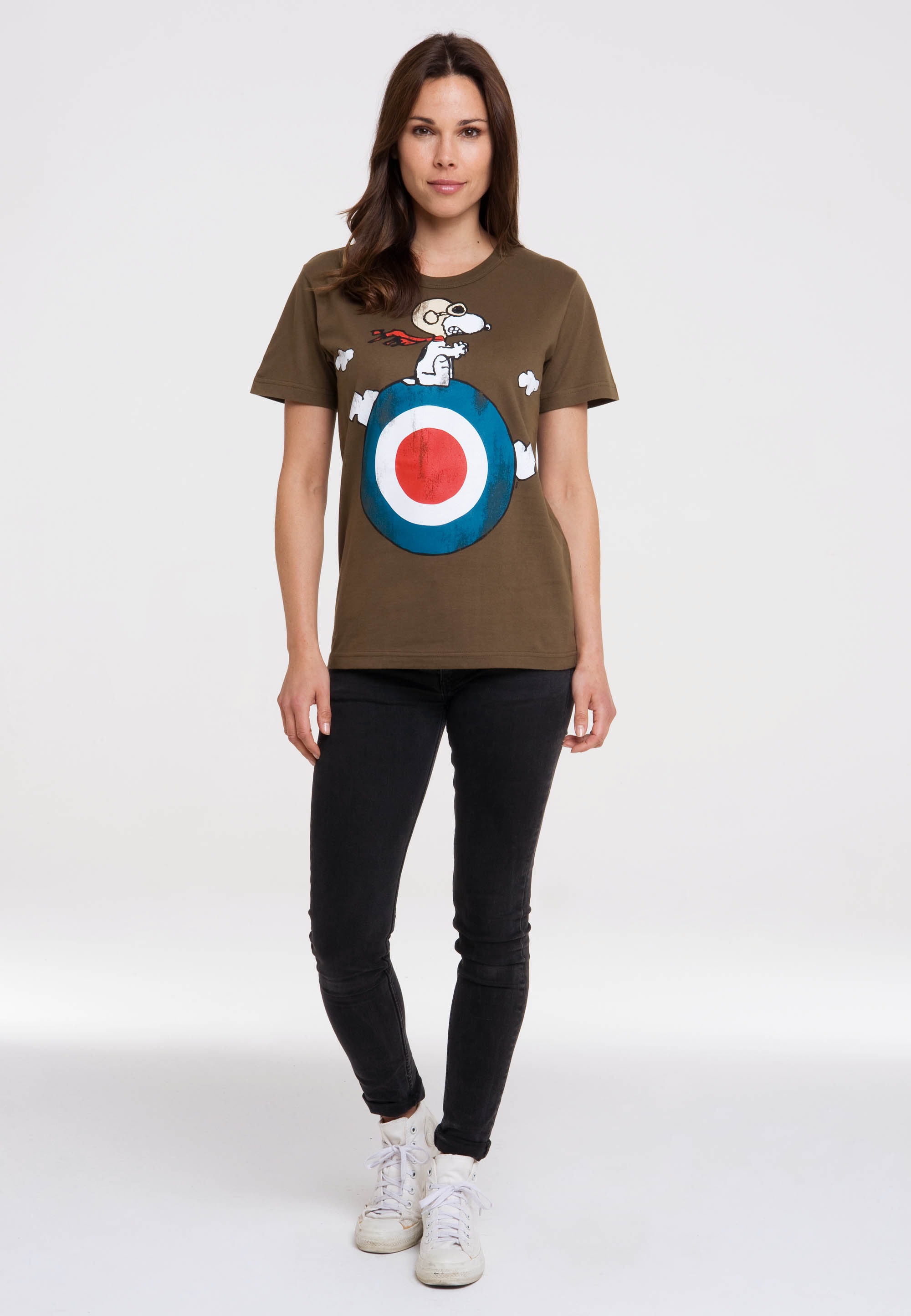 LOGOSHIRT T-Shirt »Peanuts - Snoopy«, mit lizenziertem Print