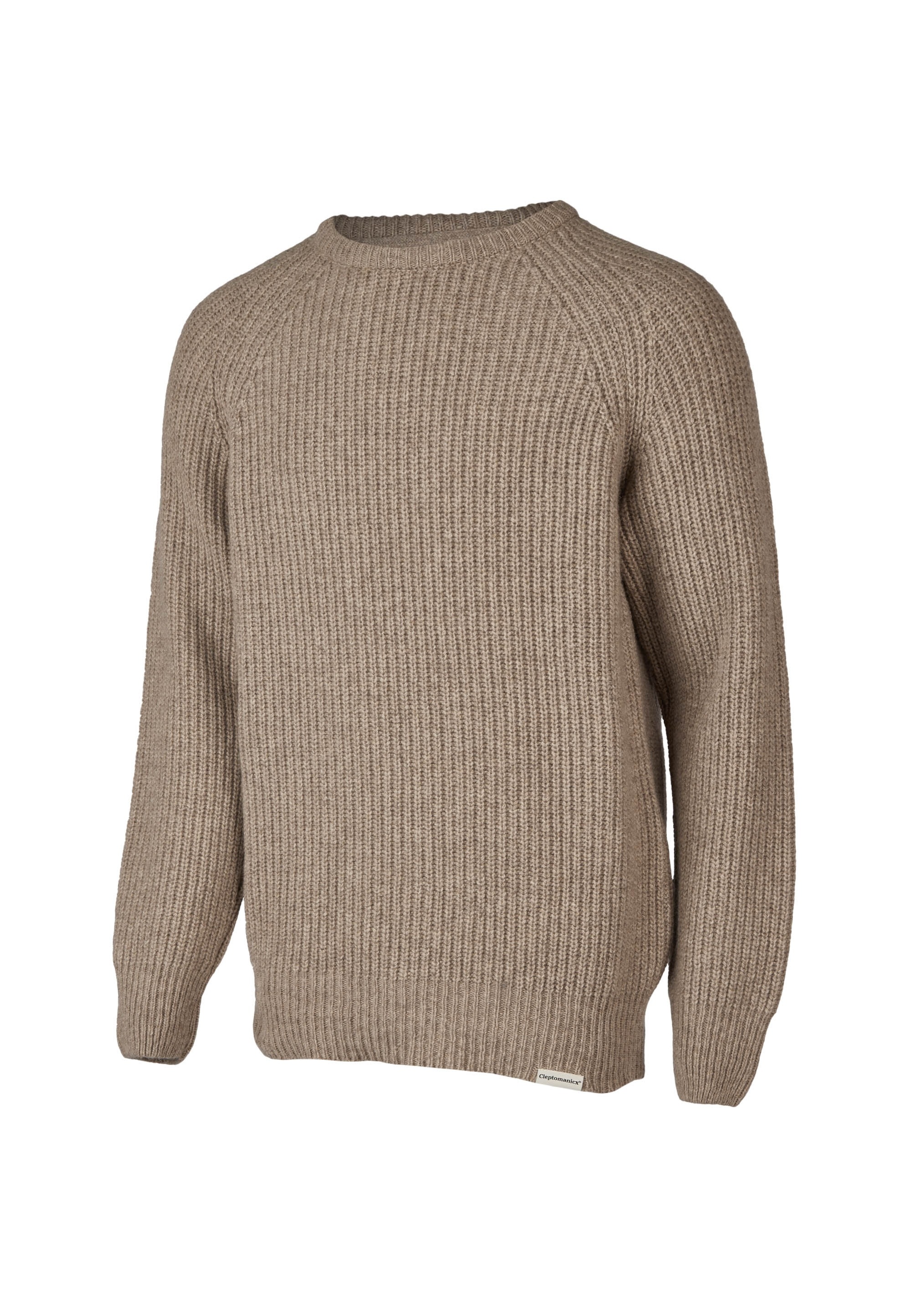 Cleptomanicx Strickpullover »Crewneck Ribber«, mit bequemem Tragekomfort