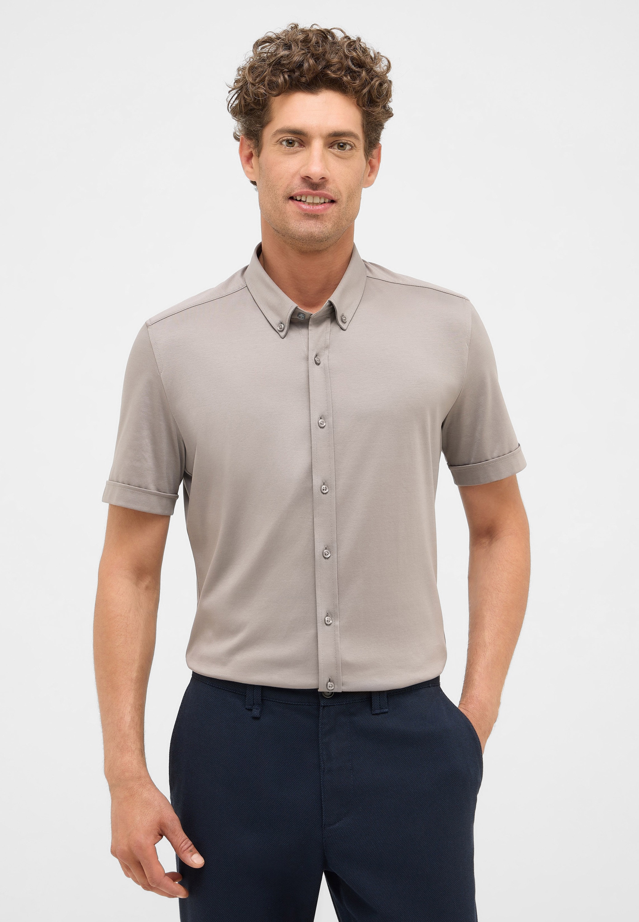 Eterna Kurzarmhemd "SLIM FIT", NON IRON (bügelfrei) günstig online kaufen