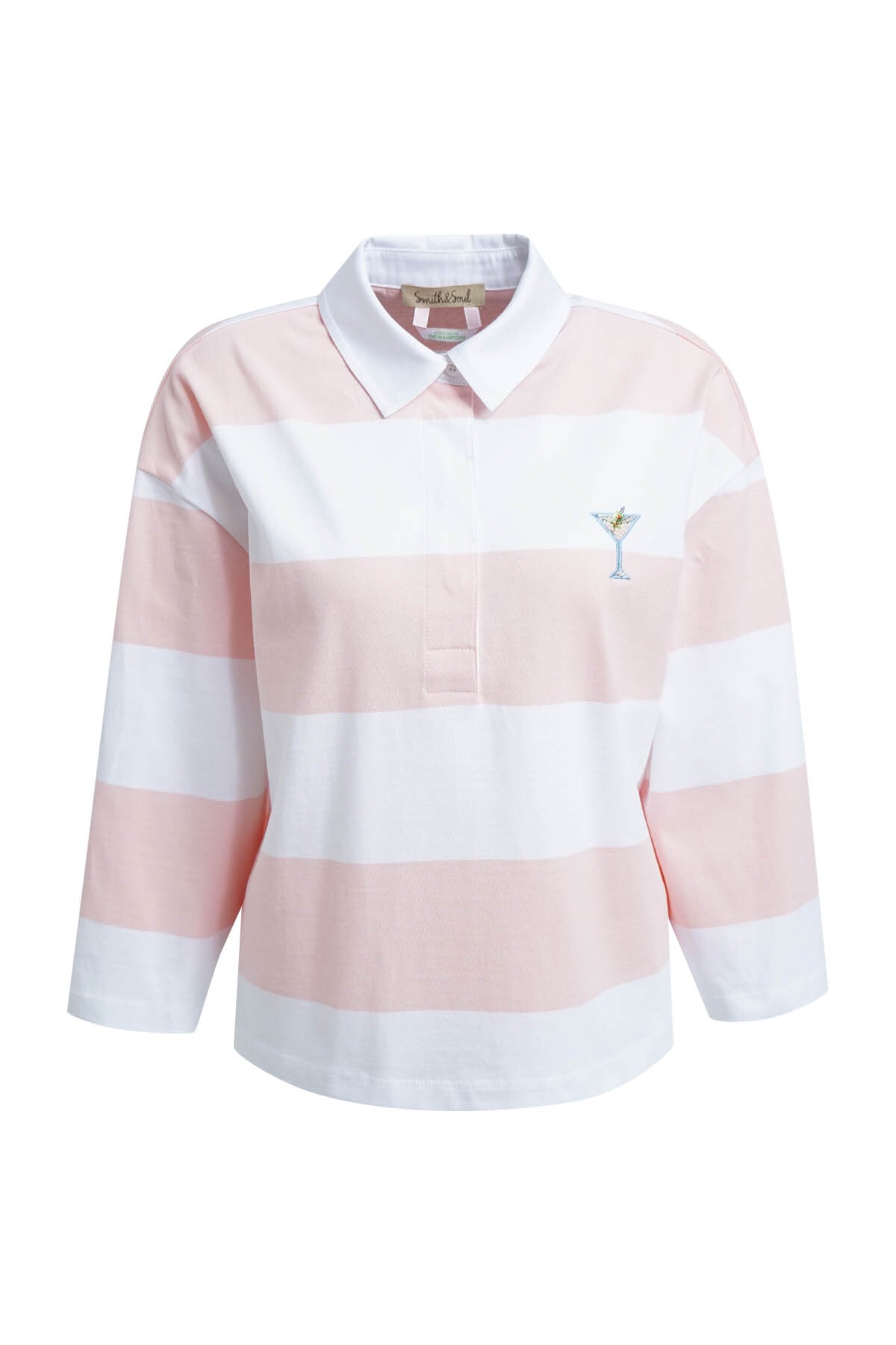 Smith & Soul Poloshirt mit überschnittener Schulter
