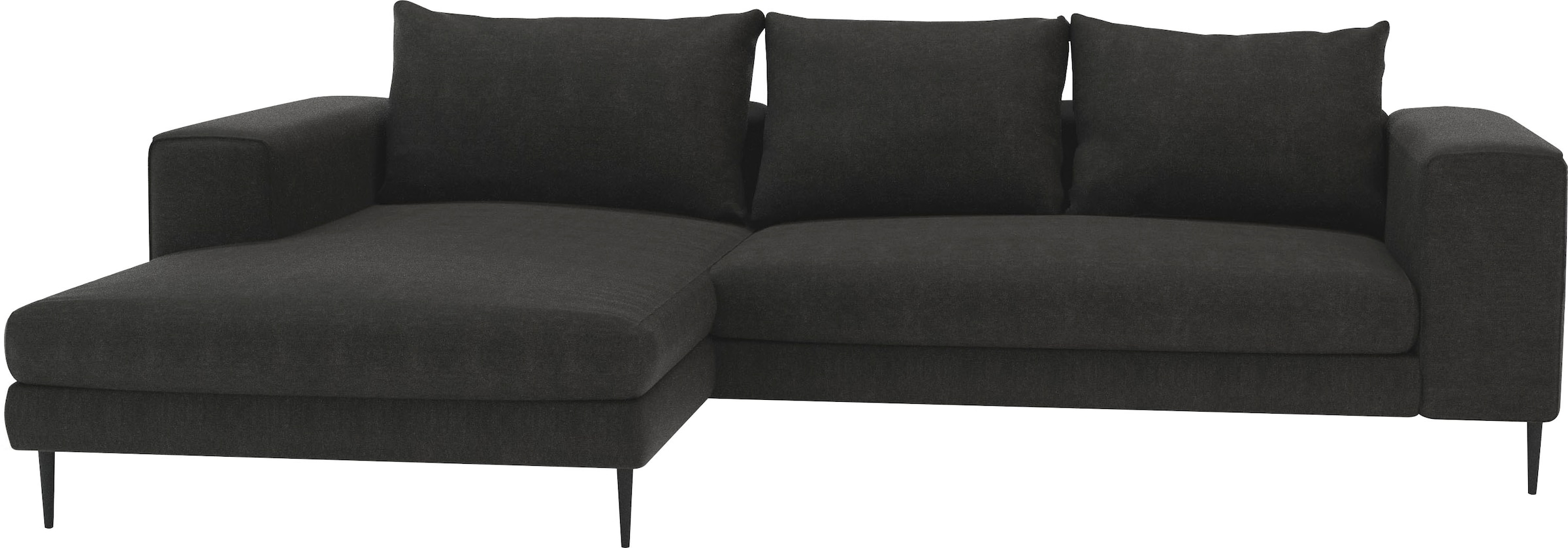 Home affaire Ecksofa "Aurora, L-Form, mit extra breiter Recamiere, 324 x 17 günstig online kaufen