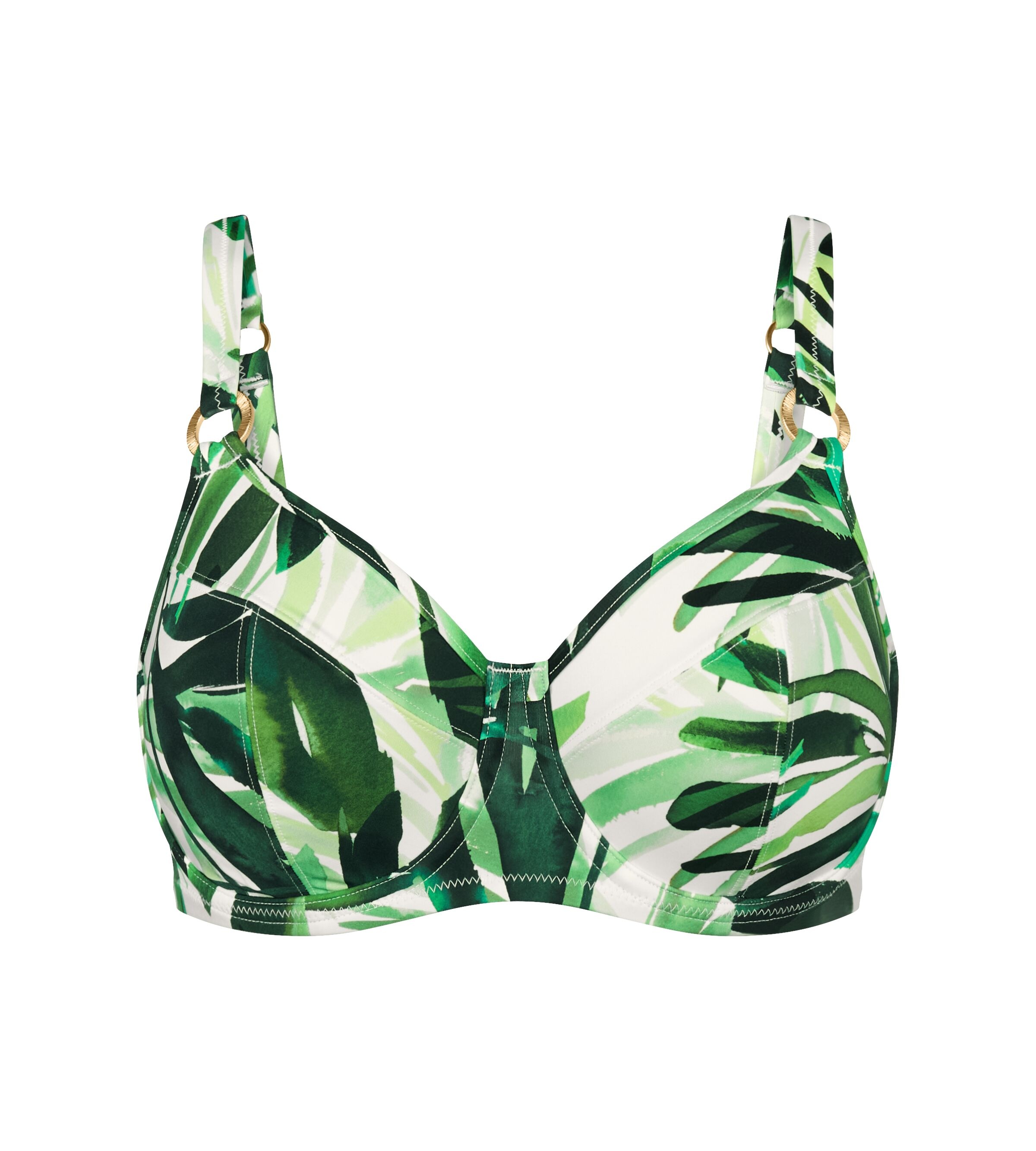 Triumph Bügel-Bikini-Top "Summer Palm W 01" Minimizer - verkleinert die Bru günstig online kaufen