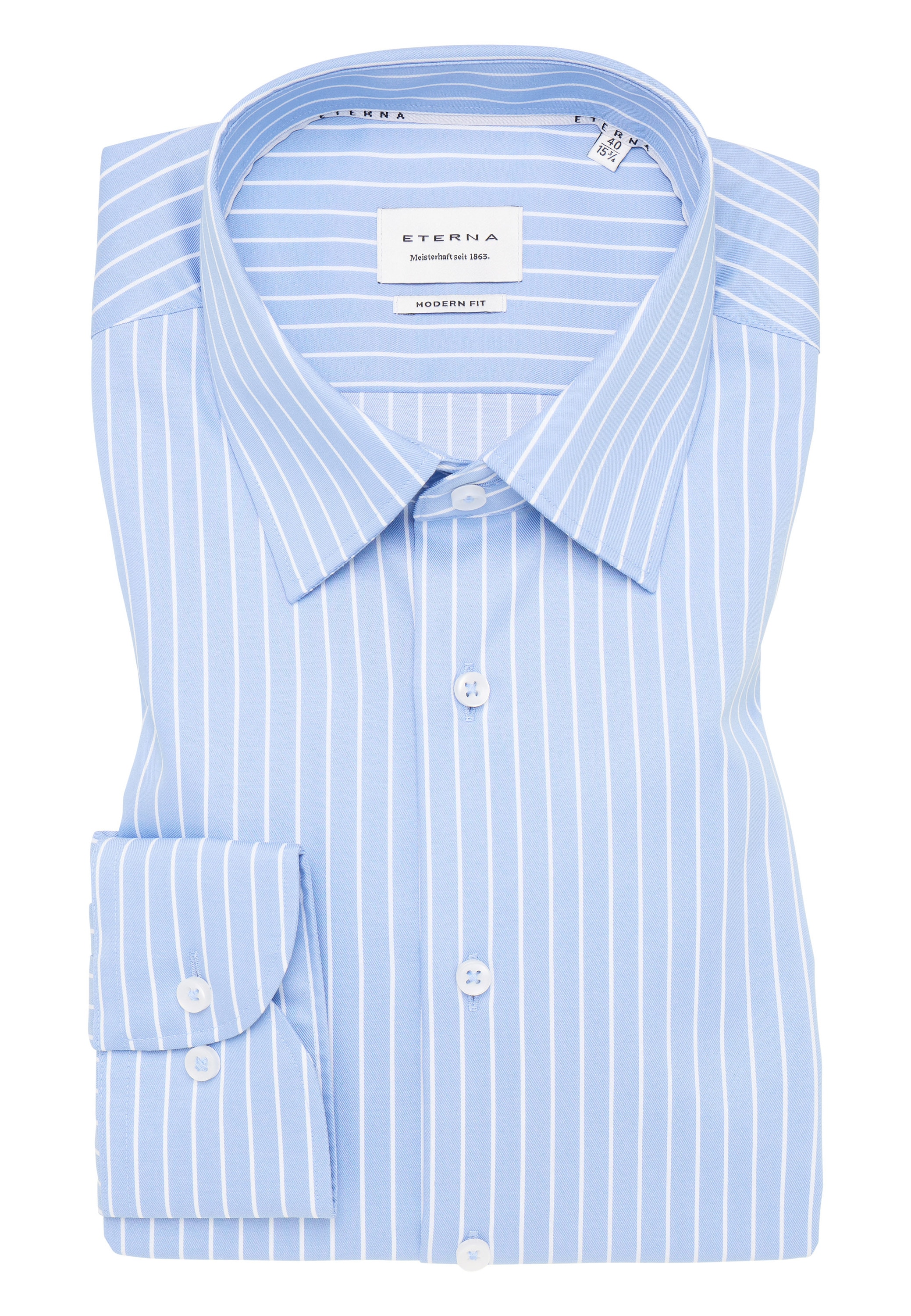 Eterna Langarmhemd »MODERN FIT«, NON IRON (bügelfrei)
