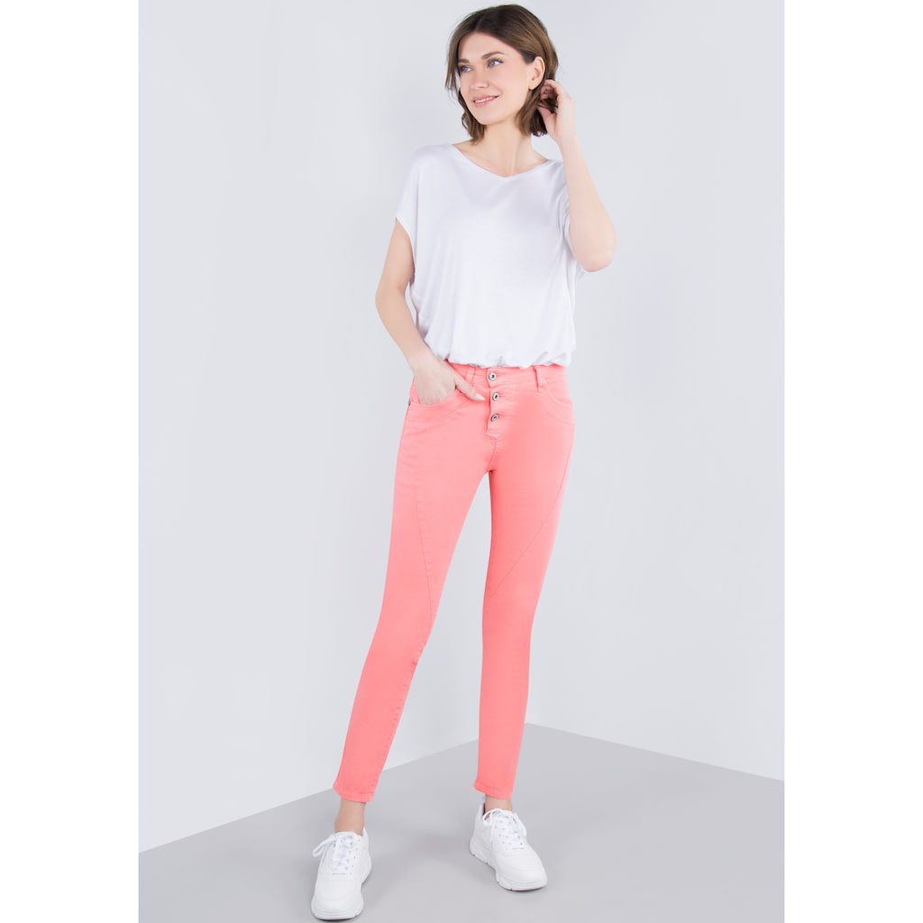 Please Jeans 5-Pocket-Jeans »P78A«, Crinkle Optik