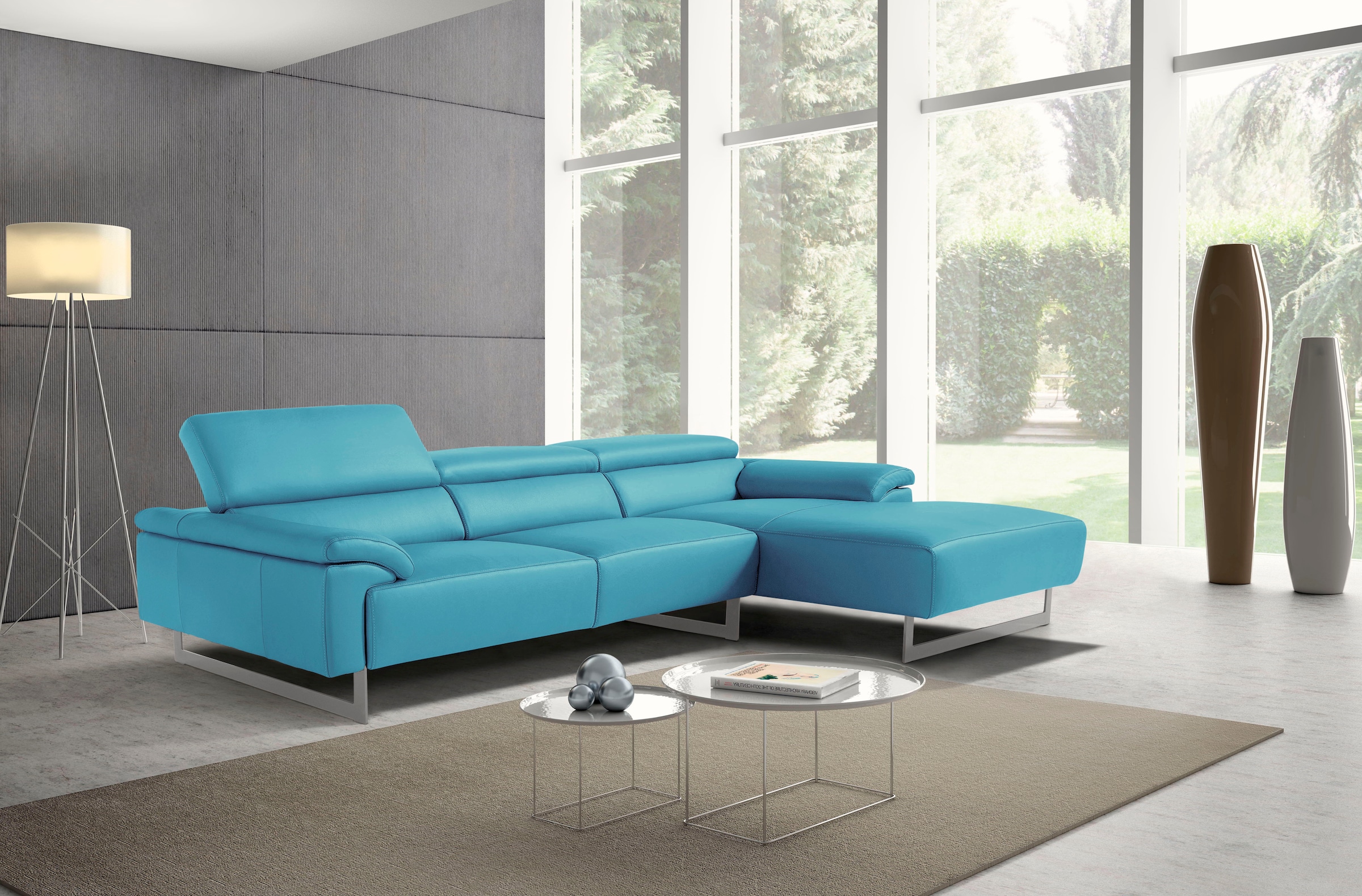 Egoitaliano Ecksofa "Malika, edel und bequem, Designsofa mit hochwertigen B günstig online kaufen