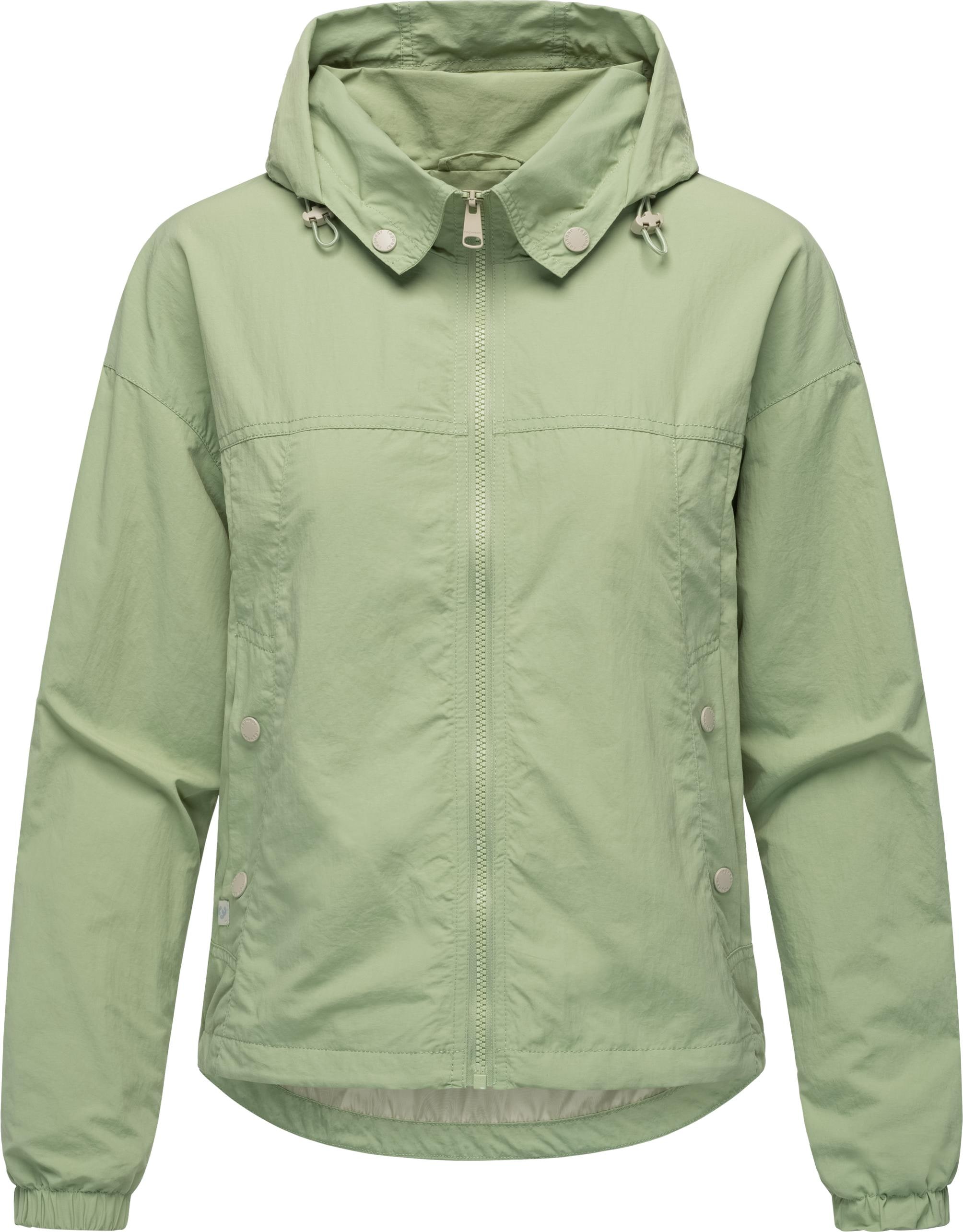 Ragwear Outdoorjacke »Cerys«, mit Kapuze, kurze Damen Übergangsjacke mit verstaubarer Kapuze