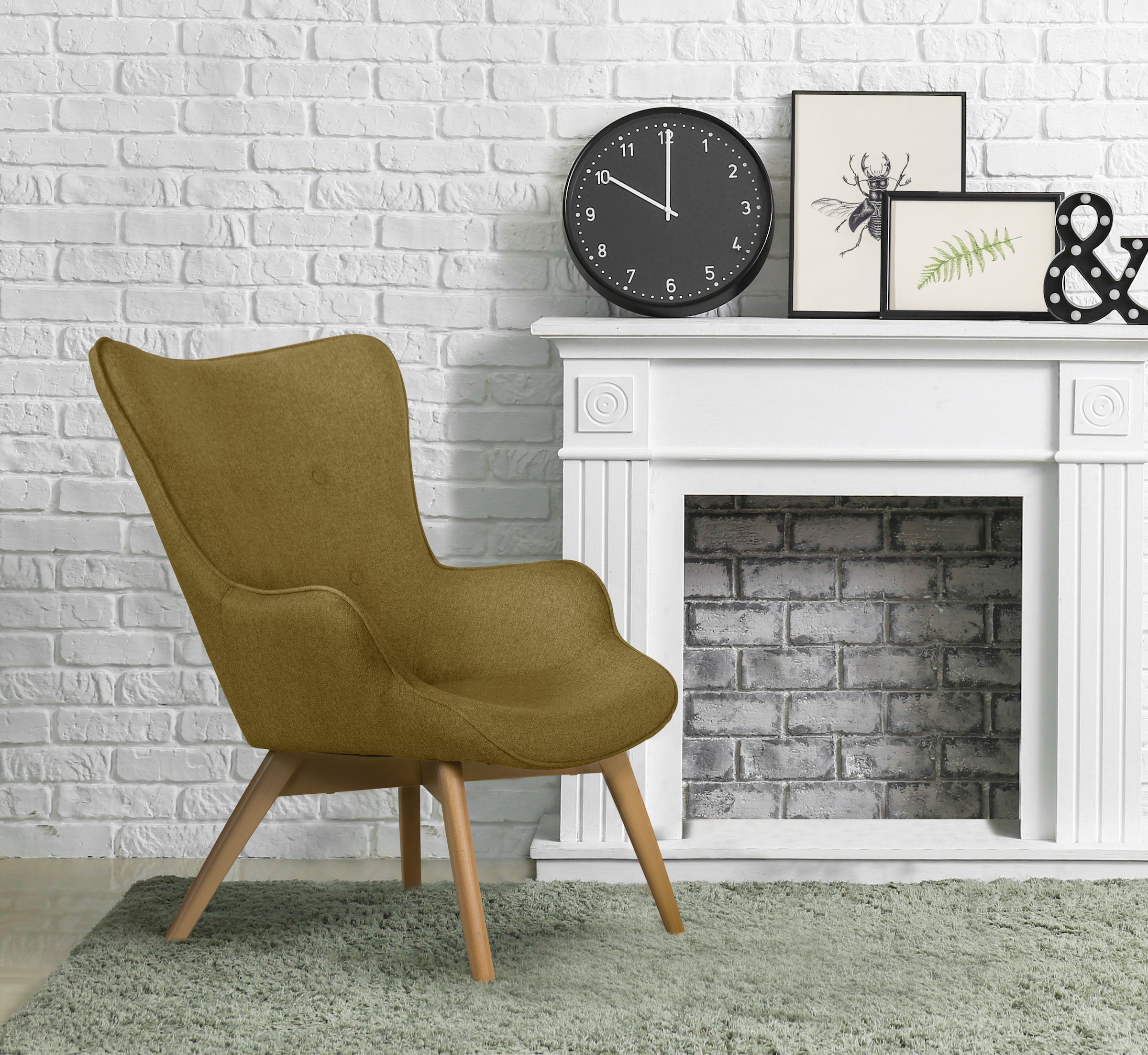 Home affaire Sessel "Nicko" wahlweise mit und ohne Hocker günstig online kaufen