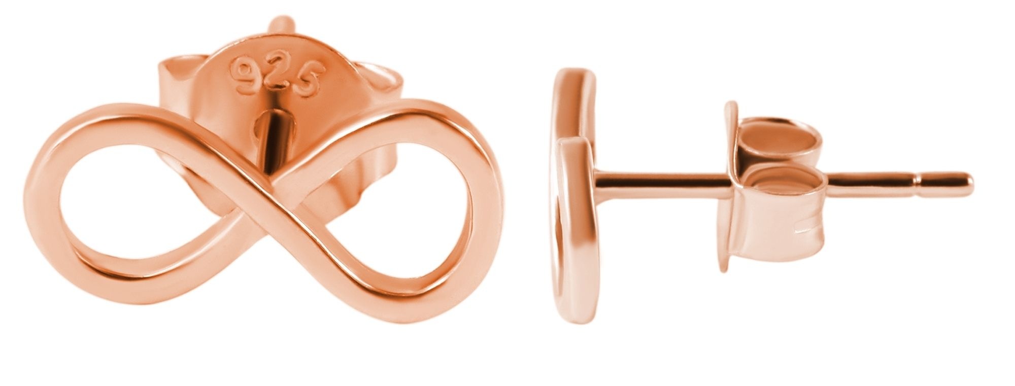 Adelia´s Paar Ohrhänger "Damen Ohrringe – Ohrstecker Unendlichkeitszeichen günstig online kaufen