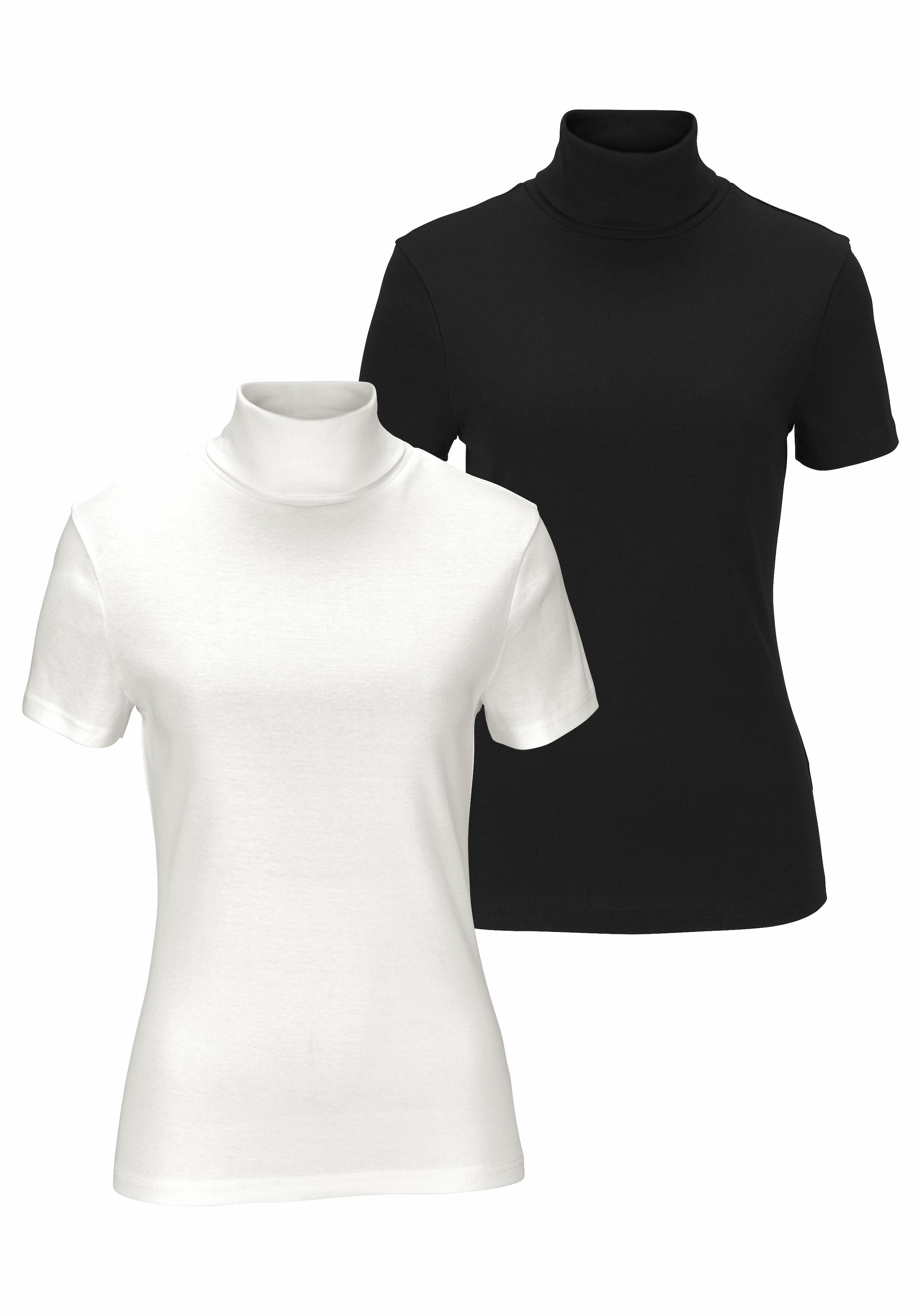 Flashlights Rollkragenshirt (Packung, 2-tlg., 2er-Pack) eng günstig online kaufen