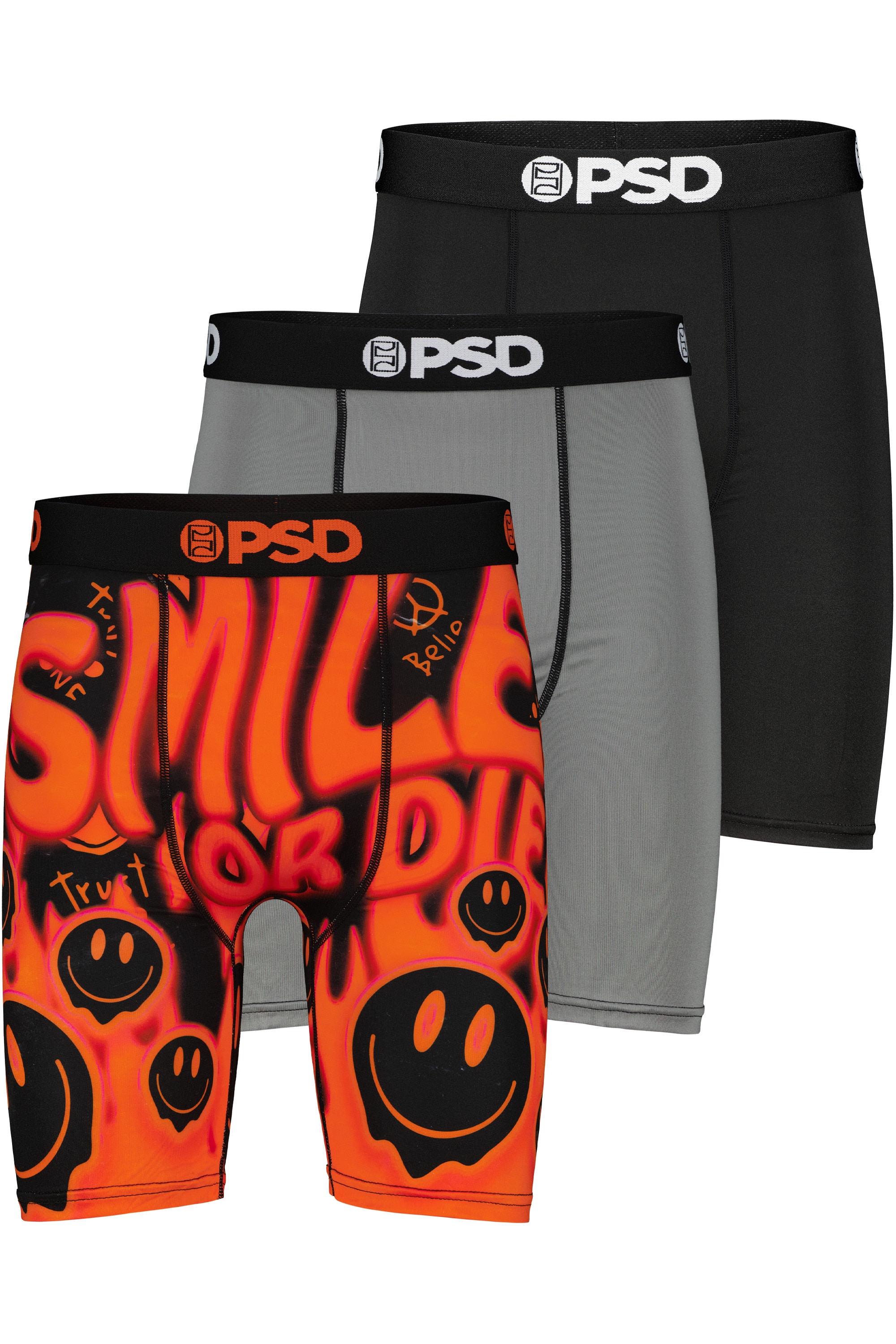 PSD Boxershorts "3 PACK - SMILE OR DIE Herren"