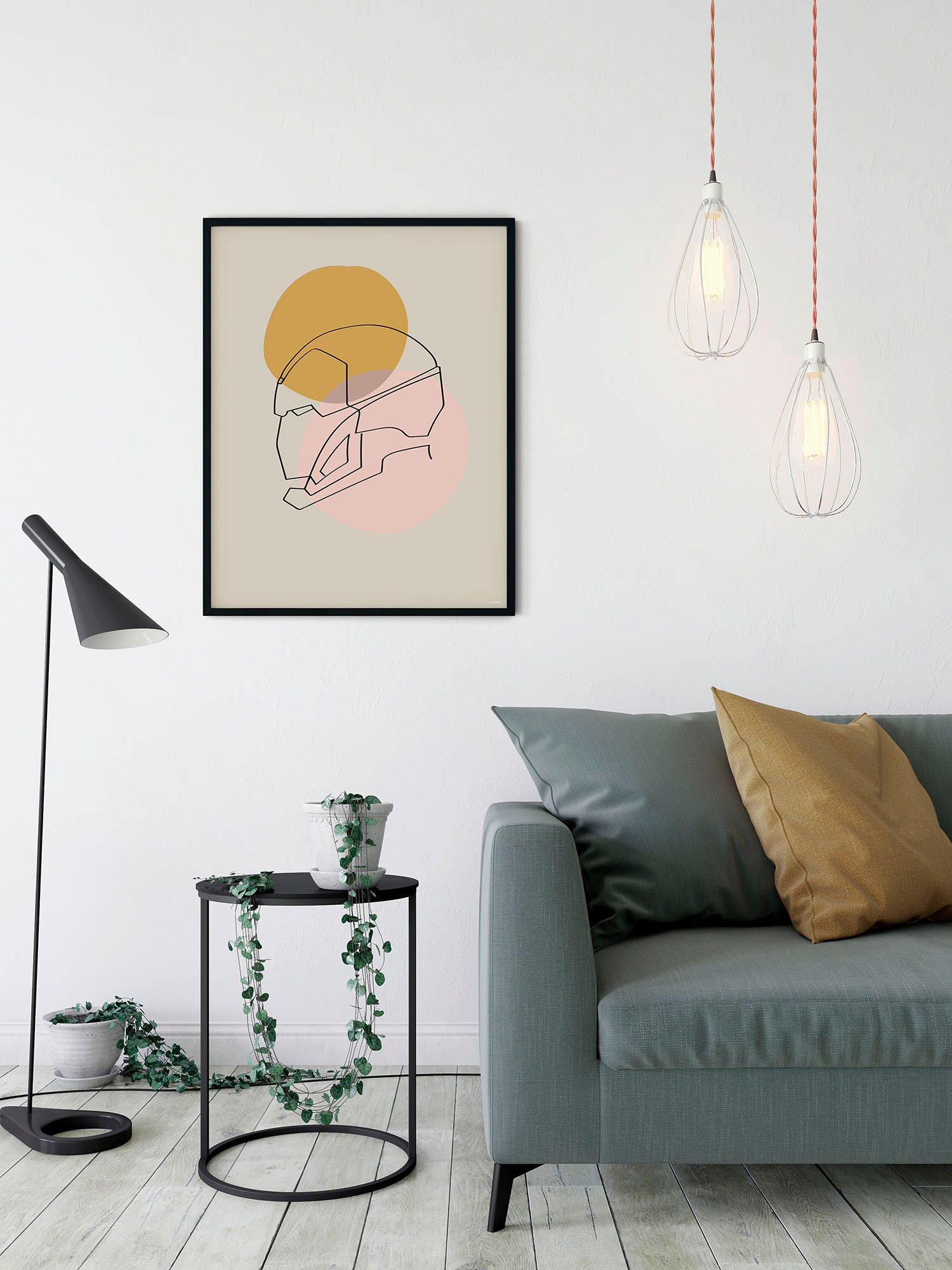 Komar Bild "Soulful Sanctuary Iron Man Head" Natur 1 Stk. tlg. Wandbild zur günstig online kaufen