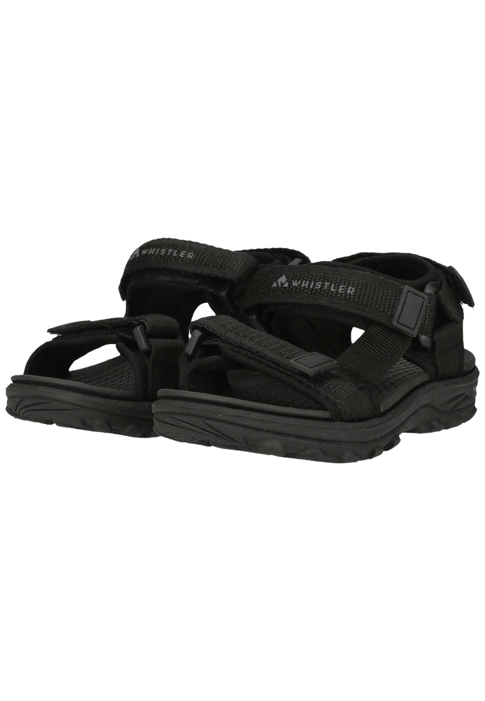 Sandale WHISTLER "Burgos", Mädchen, Gr. 29, schwarz, schwarz, Kunstfaser, Schuhe Sandale, Komfort 3