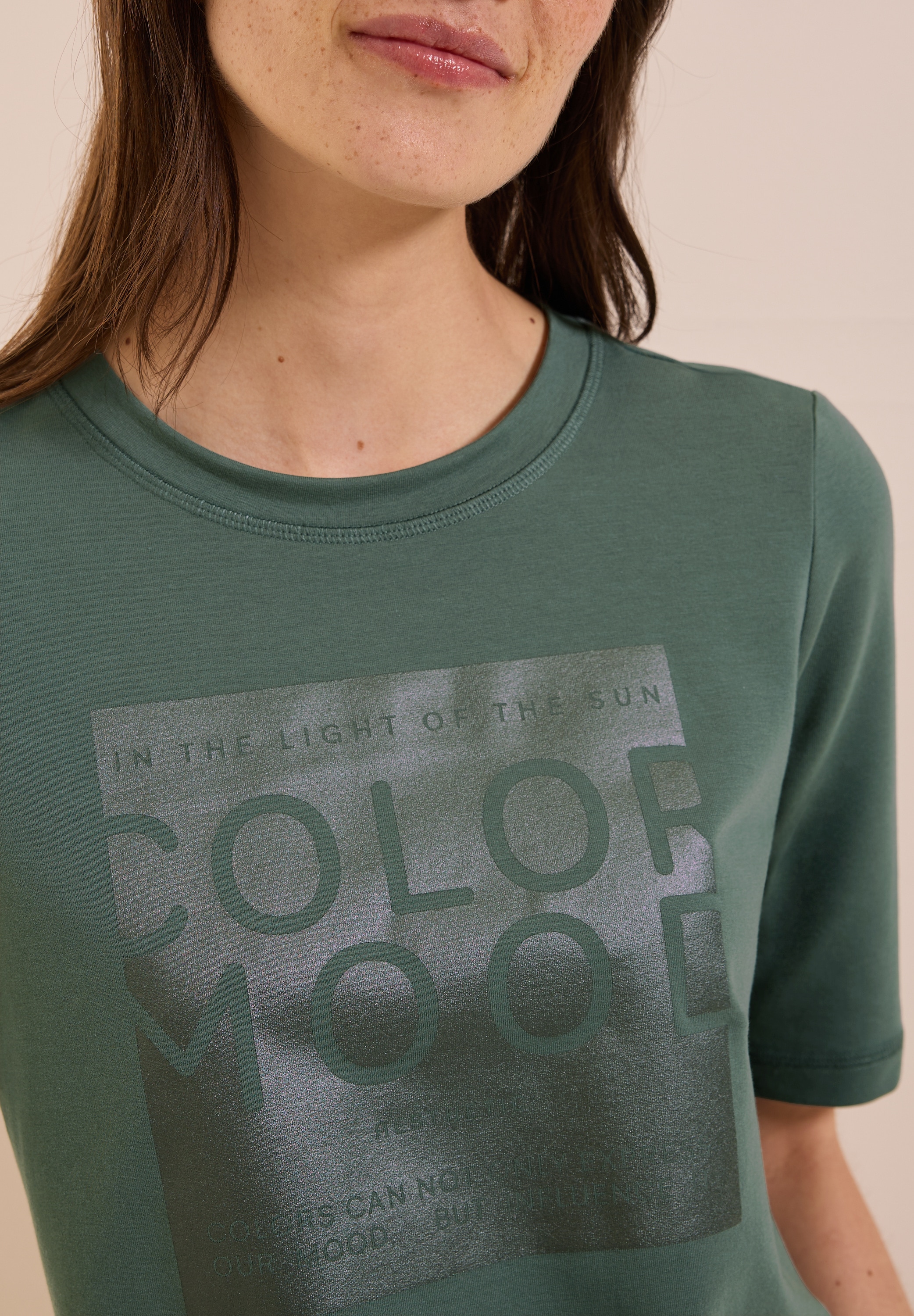 Cecil T-Shirt, mit Folienprint