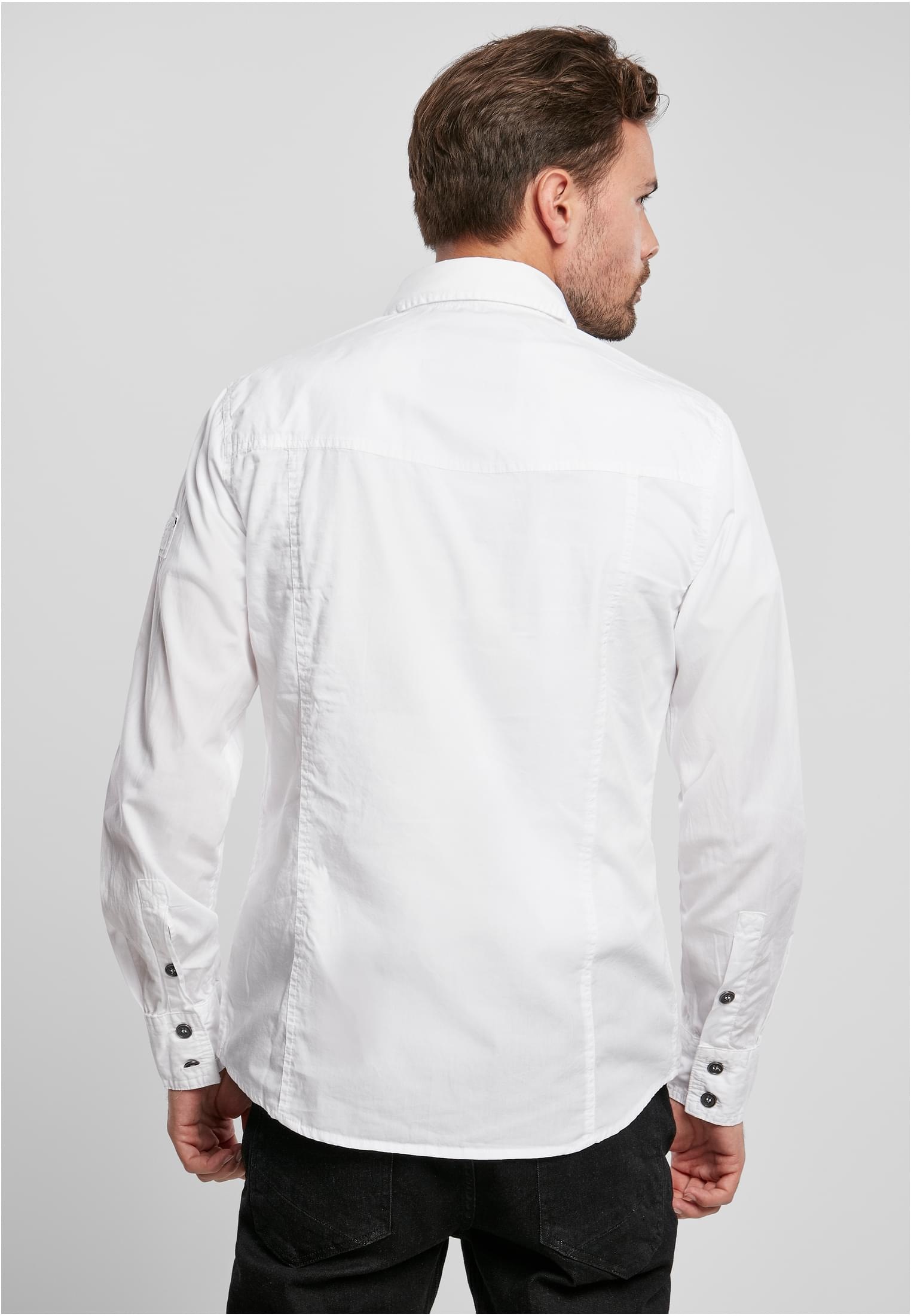 Brandit Langarmhemd »Brandit Herren Slim Worker Shirt«, (1 tlg.)
