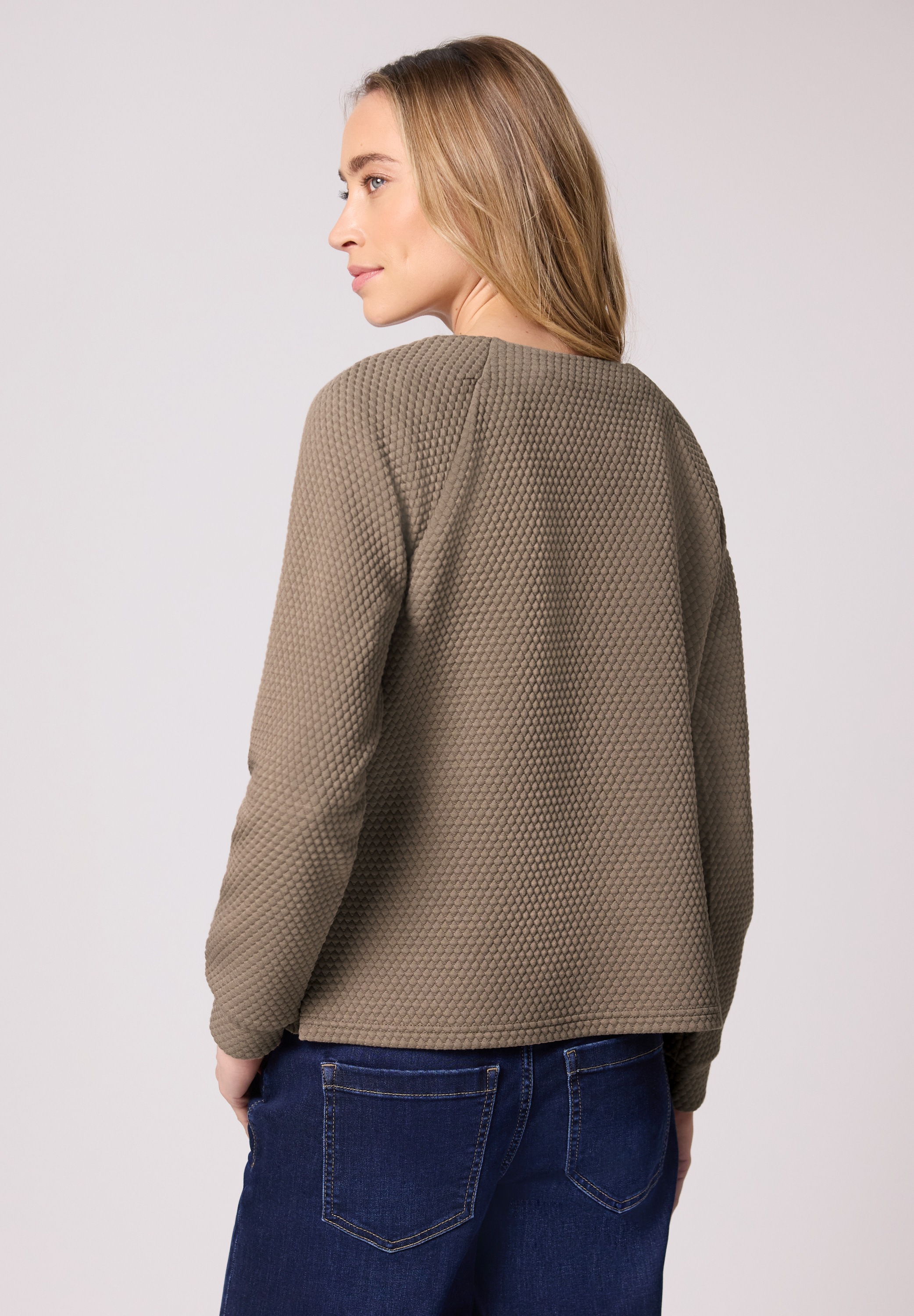 STREET ONE Langarmshirt mit U-Boot-Ausschnitt günstig online kaufen