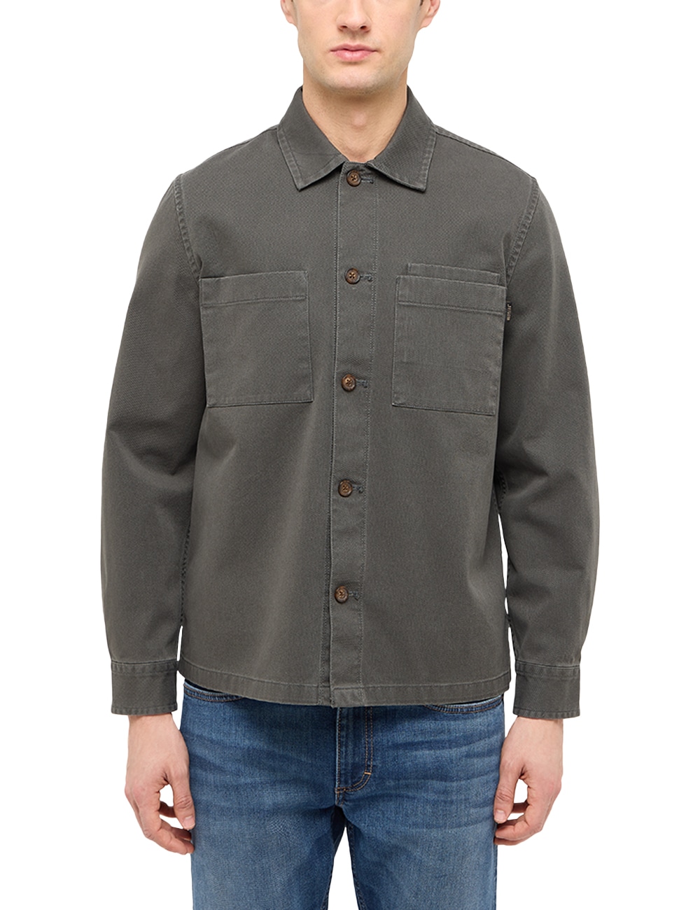 MUSTANG Langarmhemd "Herren Style Dayton"