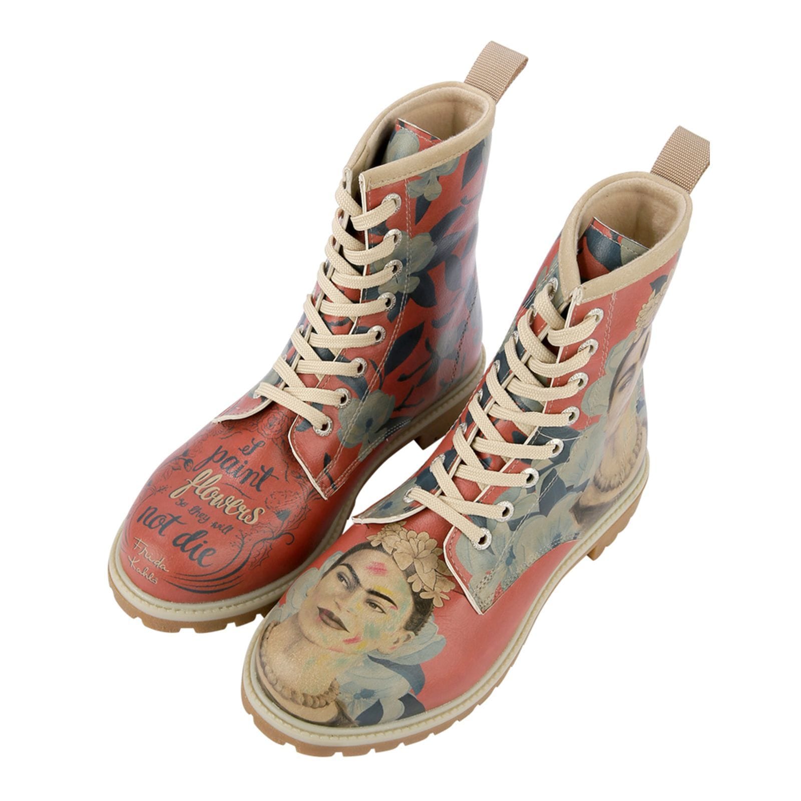 DOGO Schnürboots »Frida Painting«, Vegan