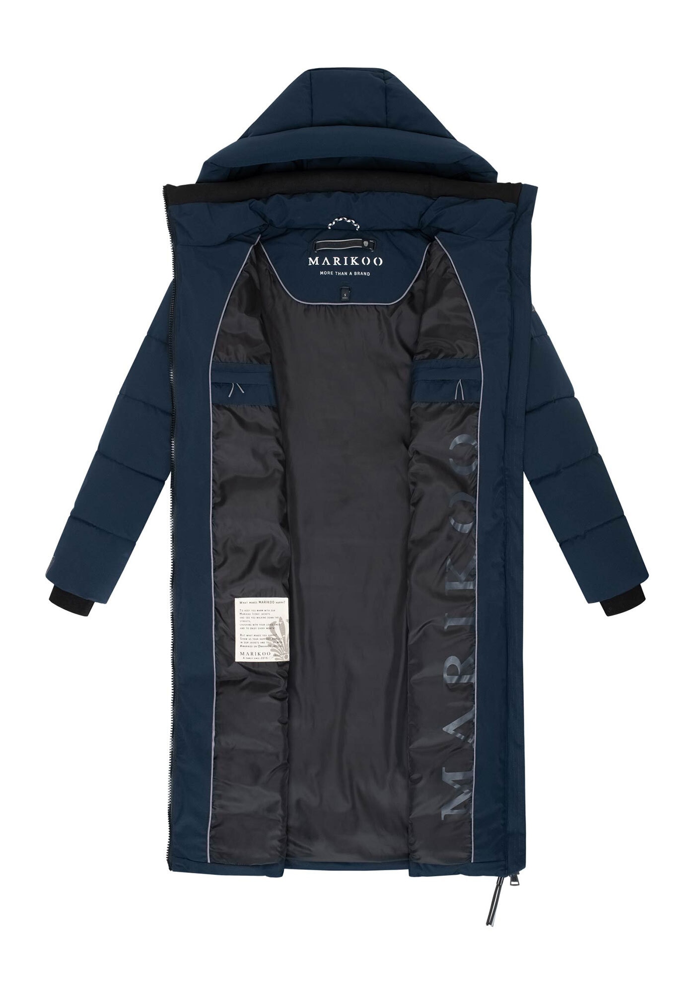 Marikoo Winterjacke »Lanitaa«, Windschutz durch hochschließenden Kragen