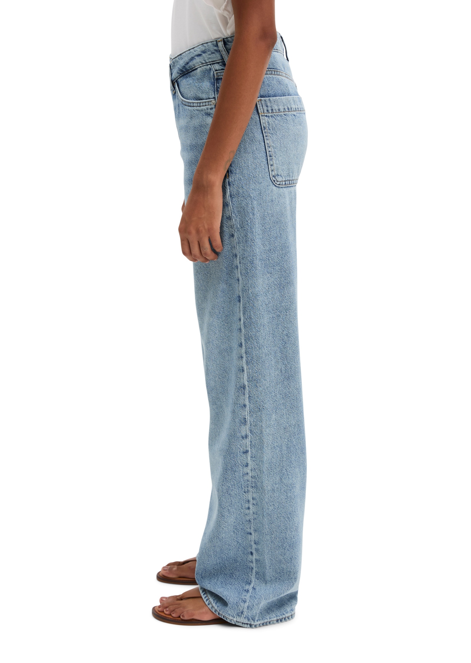 Marc O'Polo Weite Jeans »aus Lyocell-Leinen-Baumwolle-Mix«