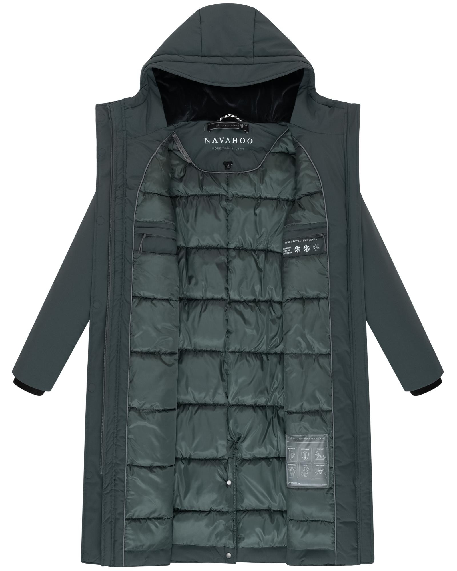 Navahoo Wintermantel »Eismelodie 14«, Winter Parka mit Kapuze