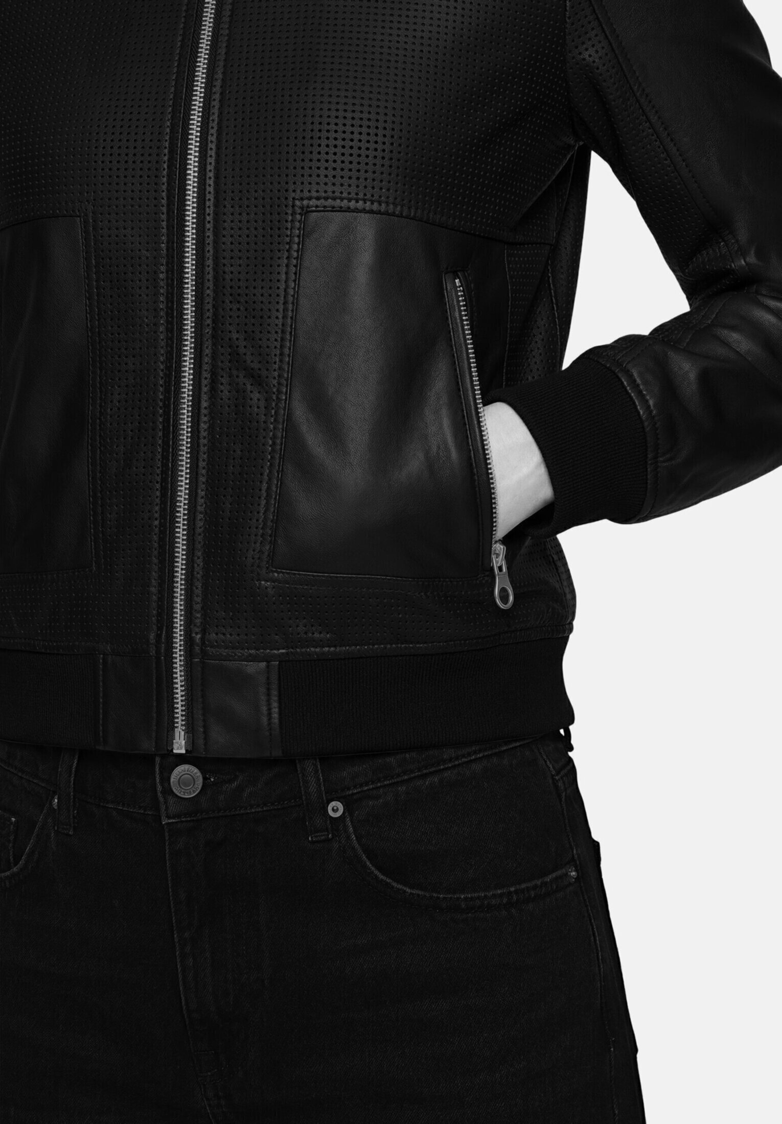 Amber & June Outdoorjacke »Damen mit Kragen«