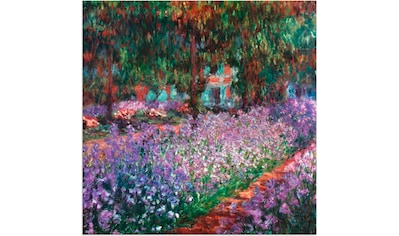 Wandbild »Der Garten des Künstlers bei Giverny«, Garten, (1 St.)