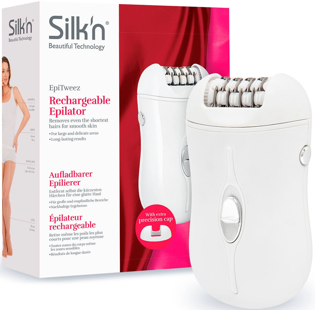 Silk\'n, Epilierer EpiTweezw mit 32 Epilierpinzetten | BAUR