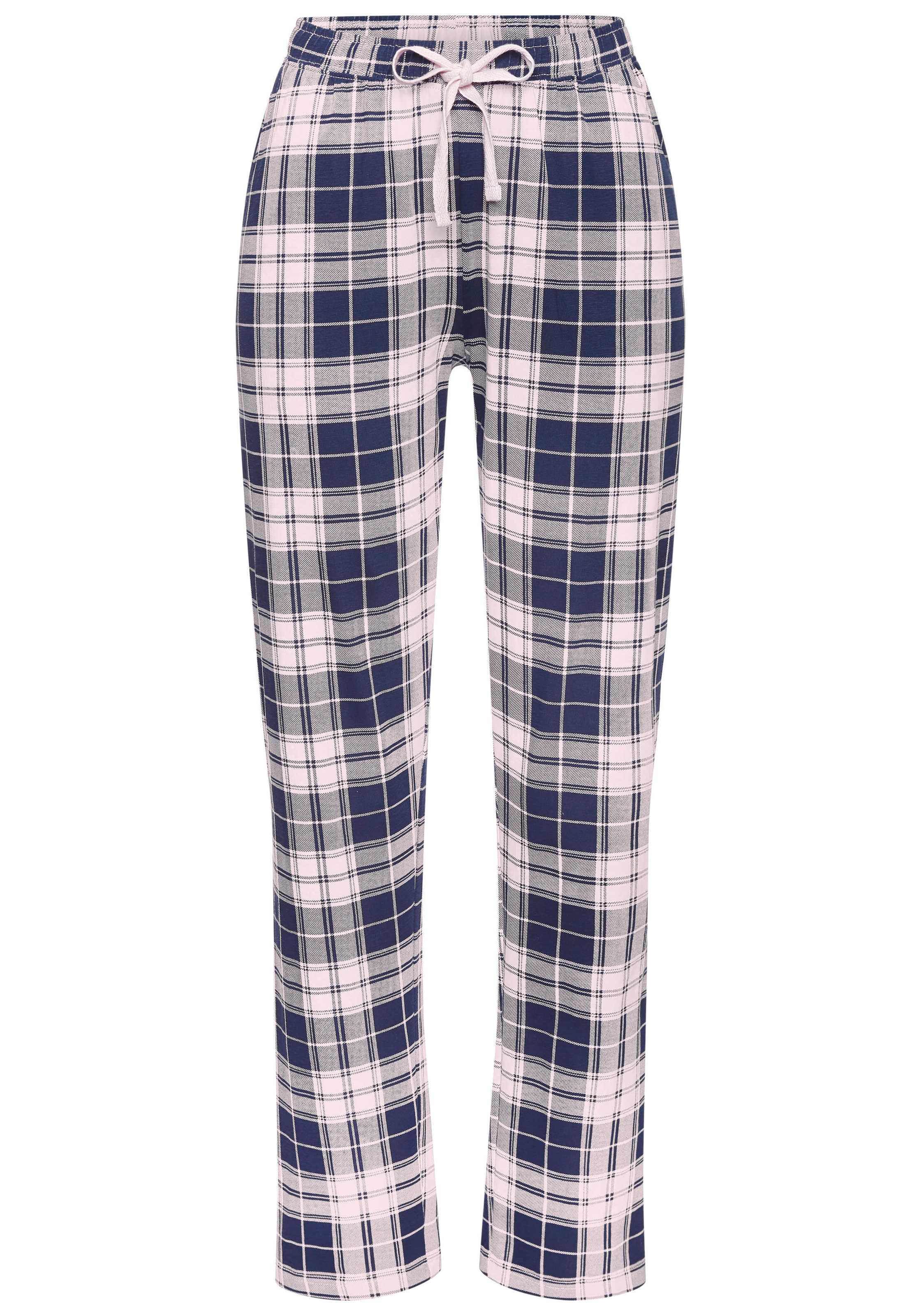 Vivance Dreams Pyjamahose, Mit Streifen oder Karos