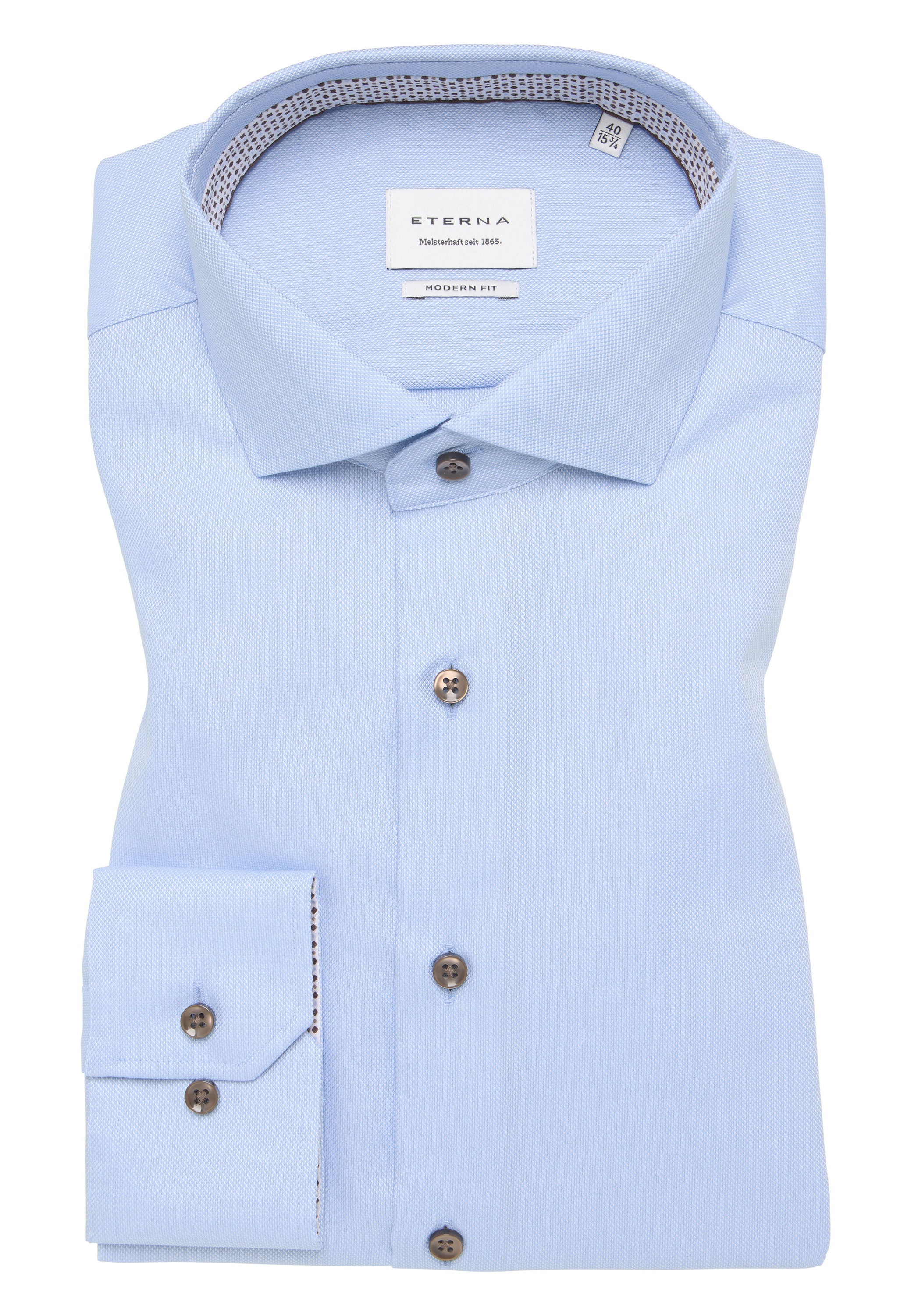 Eterna Langarmhemd »MODERN FIT«, NON IRON (bügelfrei)